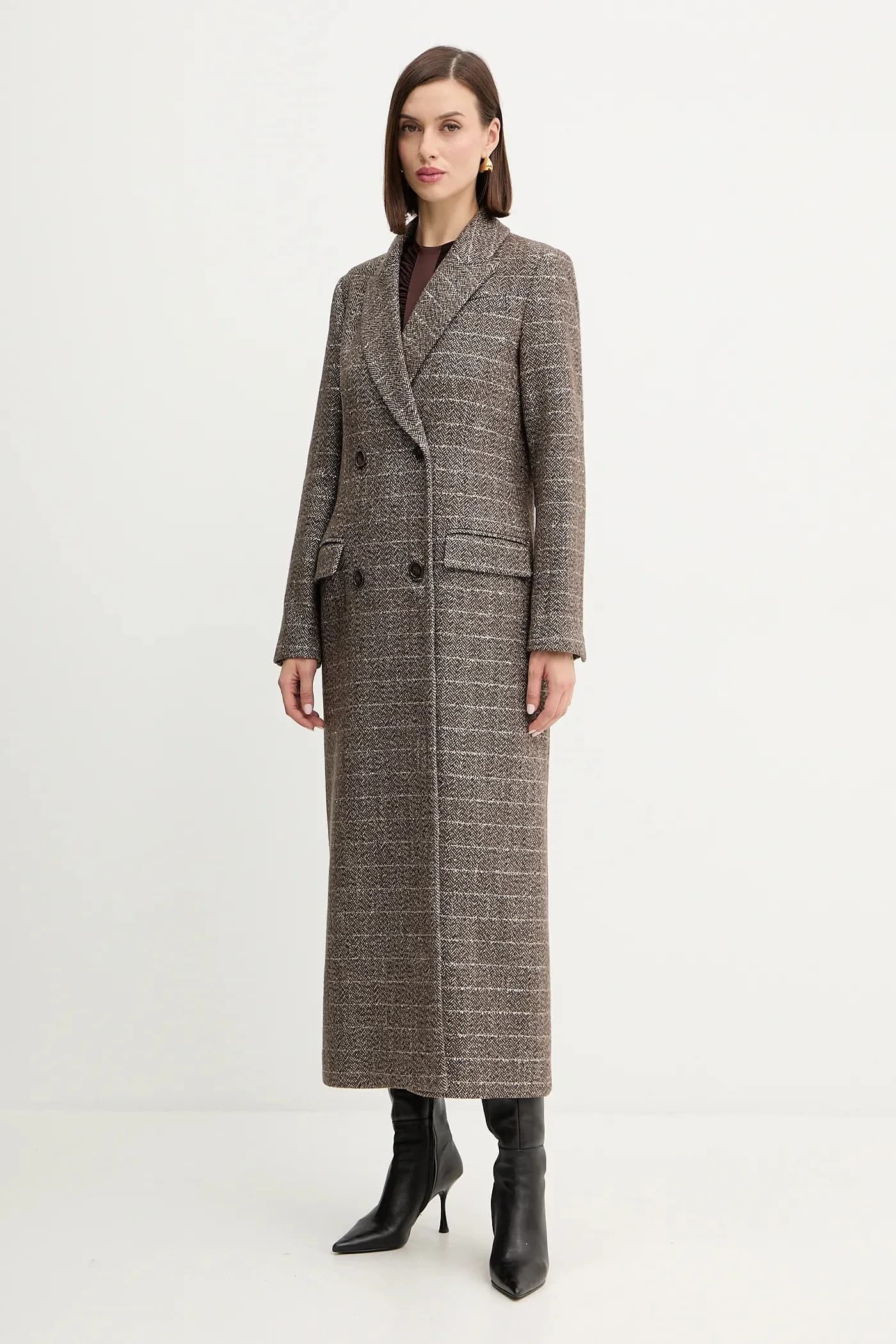 Пальто с добавлением шерсти - фото 2