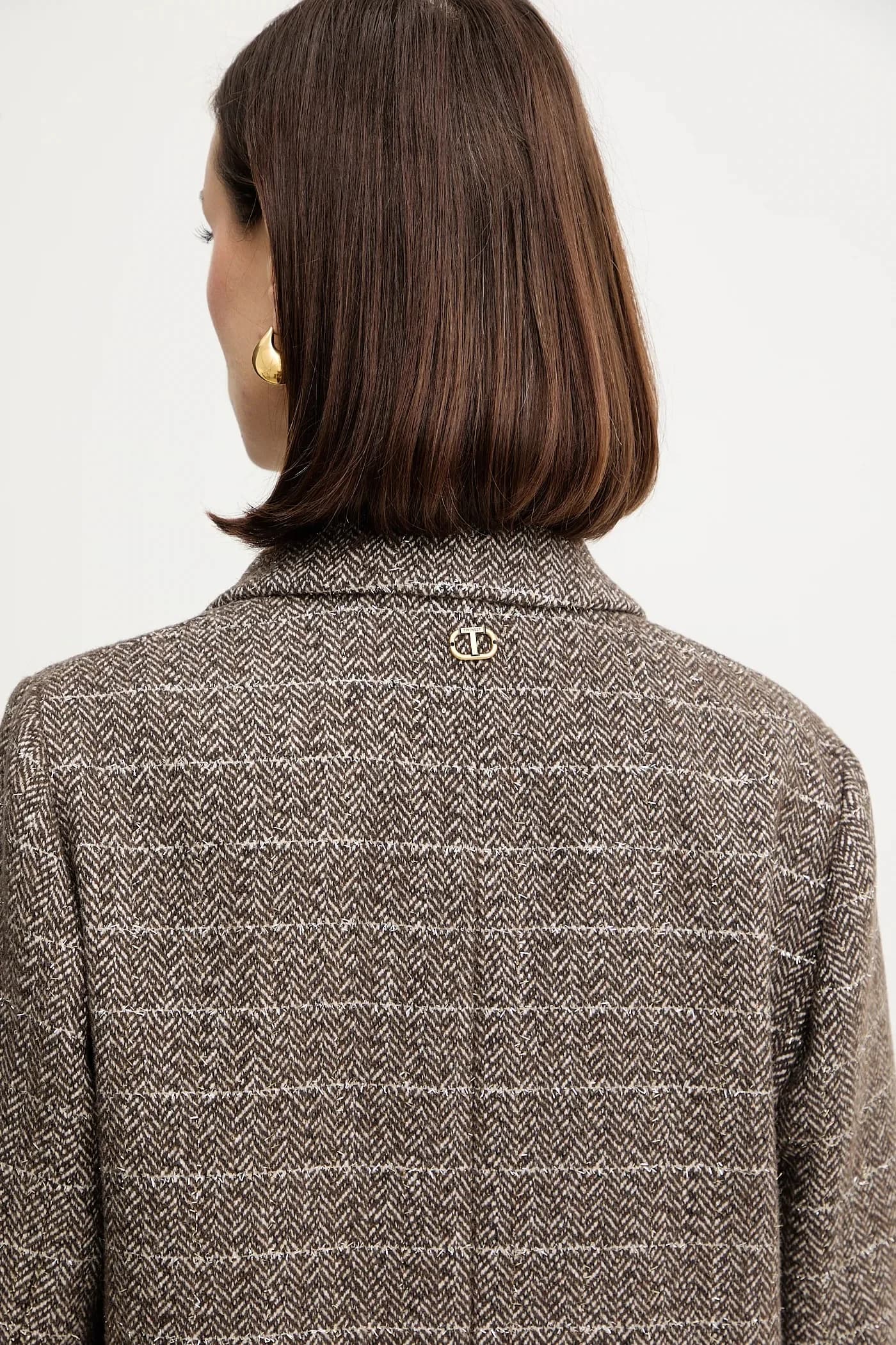 Пальто с добавлением шерсти - фото 6