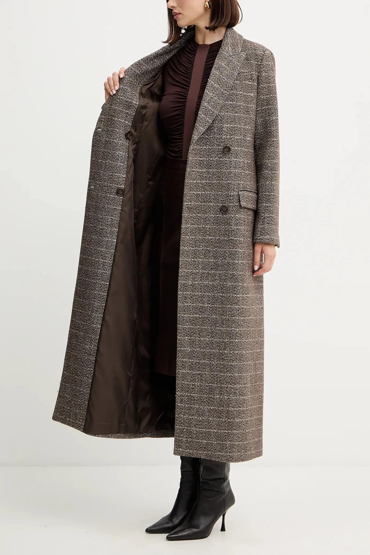 Пальто с добавлением шерсти - фото 7