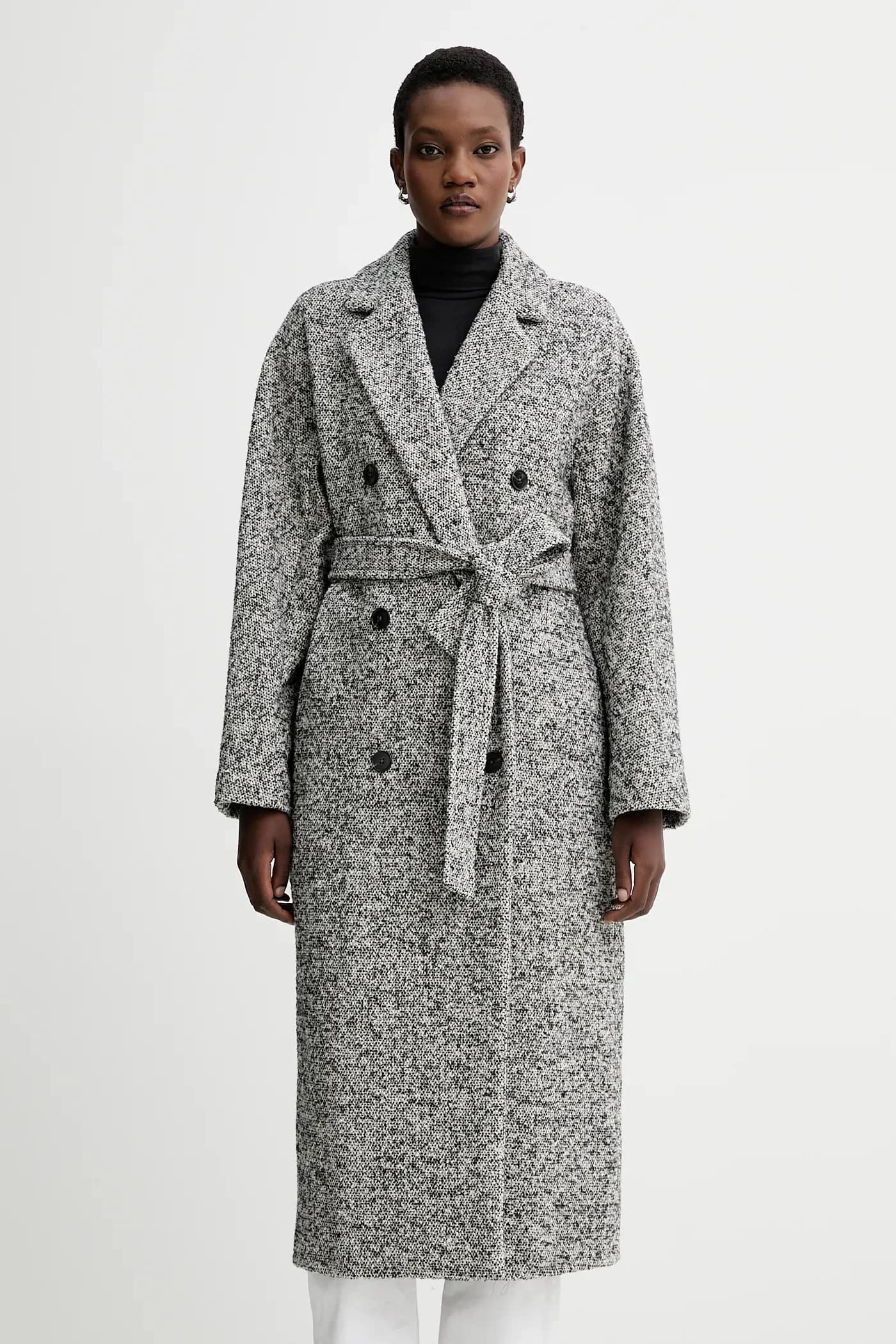 Пальто с добавлением шерсти - фото 4