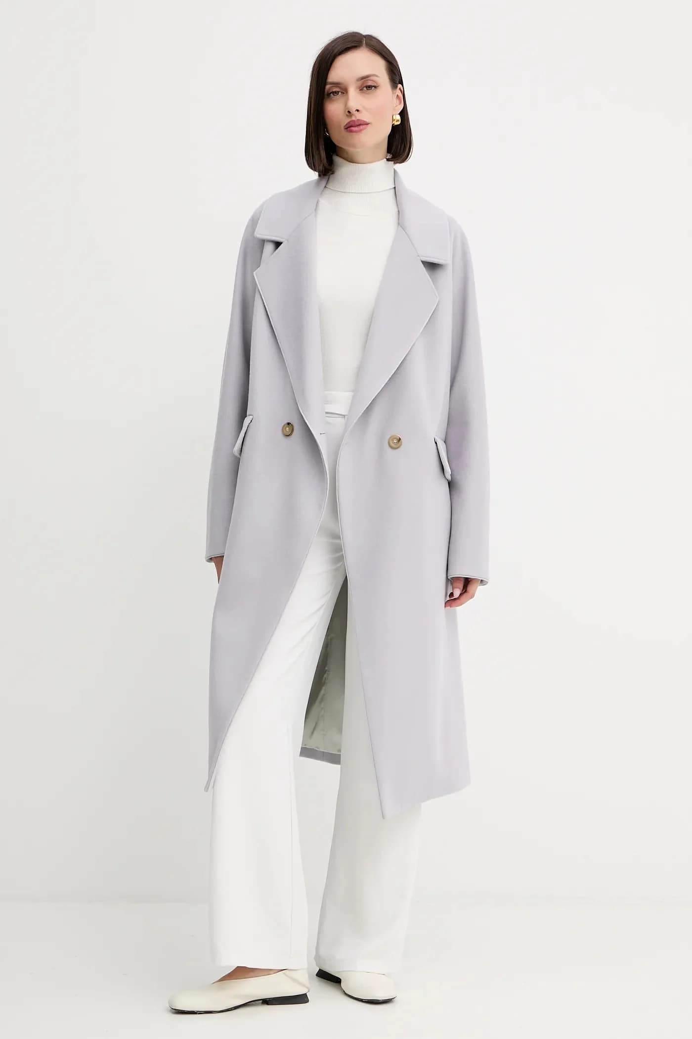 Шерстяное пальто - фото 4