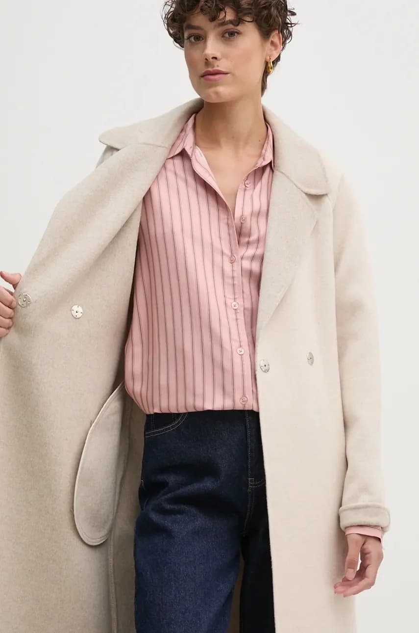 Шерстяное пальто - фото 6