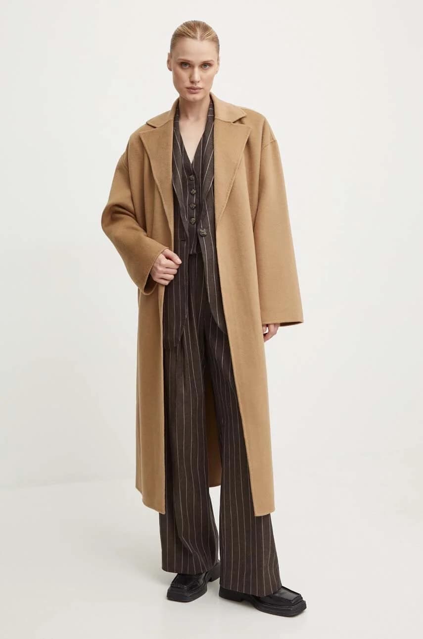 Шерстяное пальто Райт - Double Faced Wool - фото 2