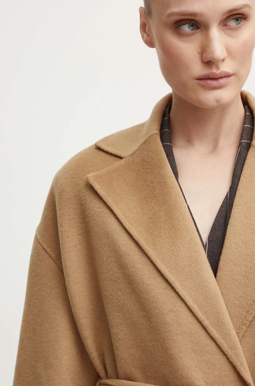 Шерстяное пальто Райт - Double Faced Wool - фото 5