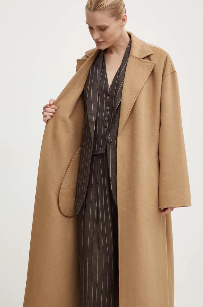 Шерстяное пальто Райт - Double Faced Wool - фото 7