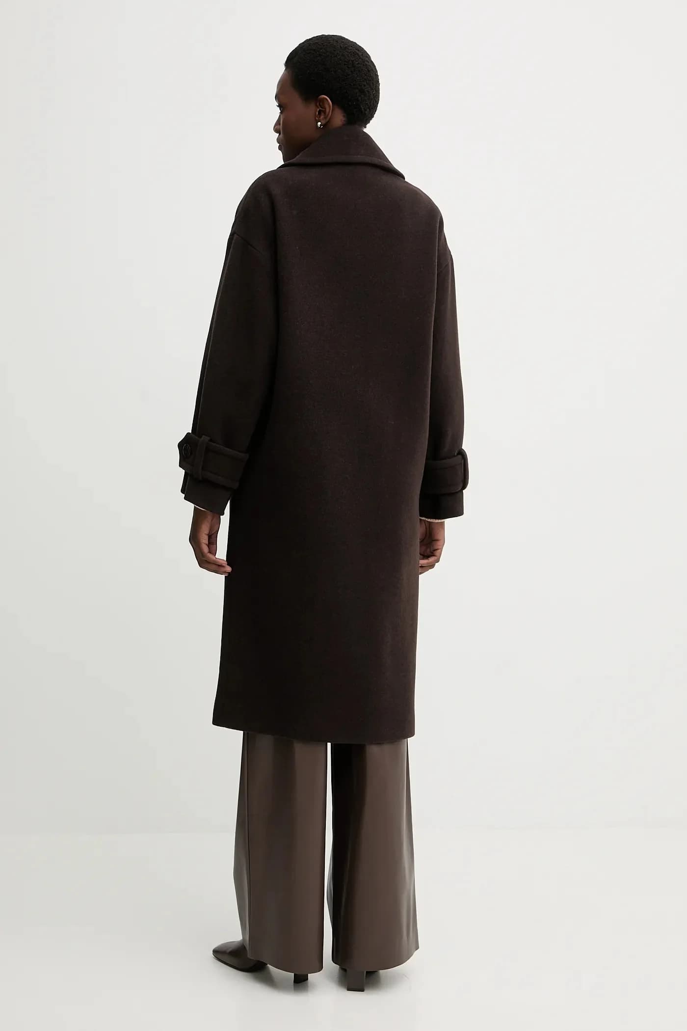 Пальто с добавлением шерсти - фото 3