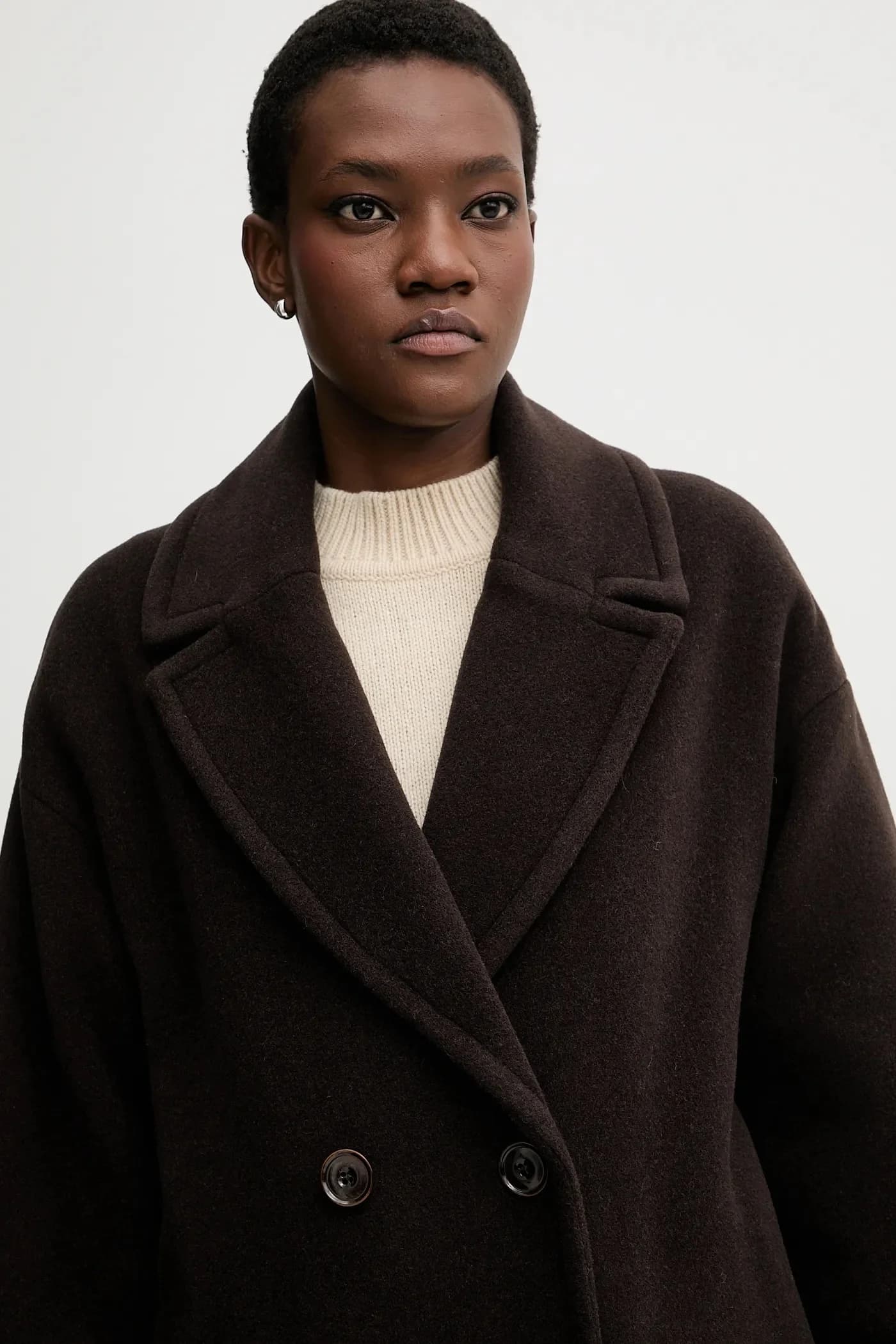 Пальто с добавлением шерсти - фото 4