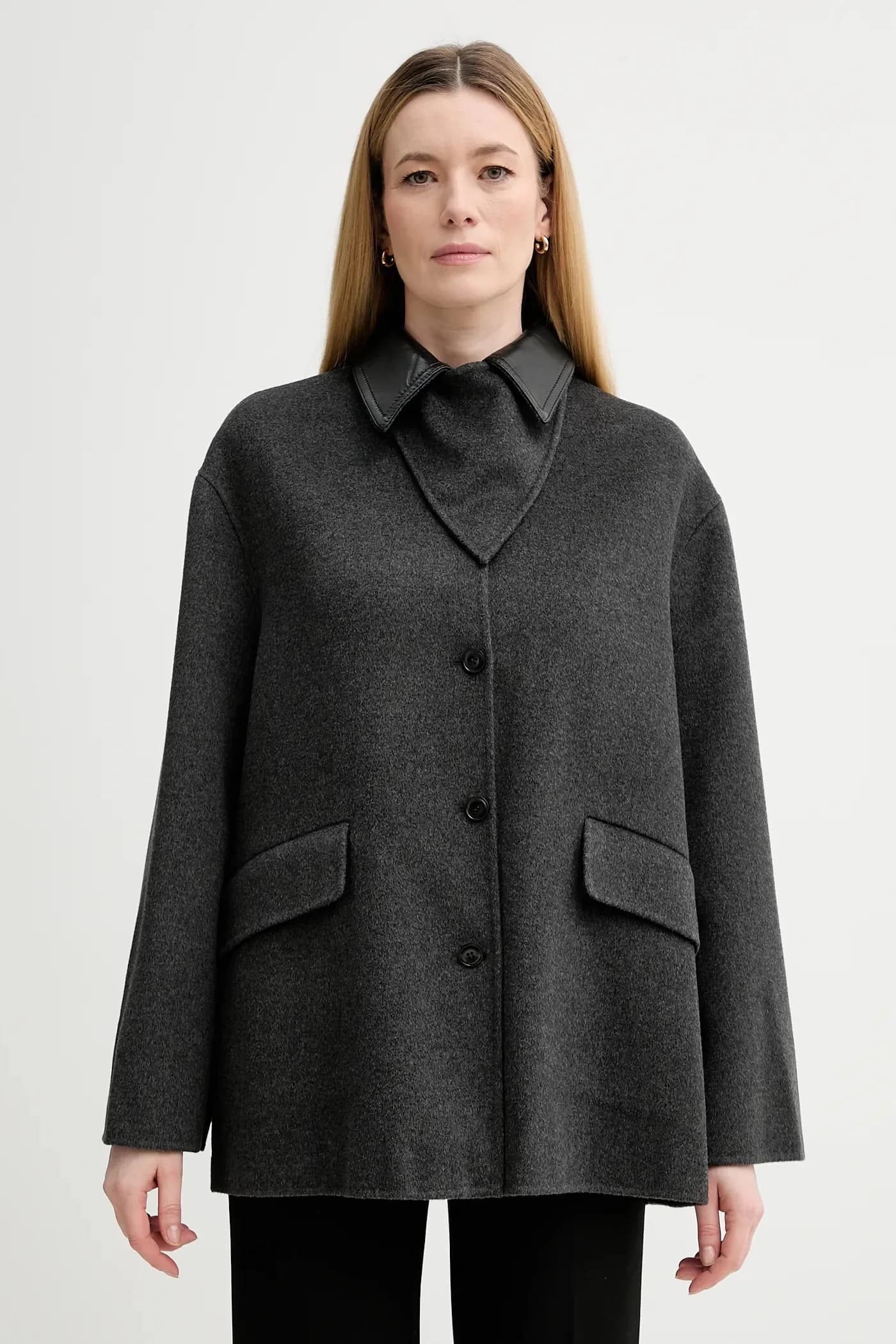 Пальто с добавлением шерсти