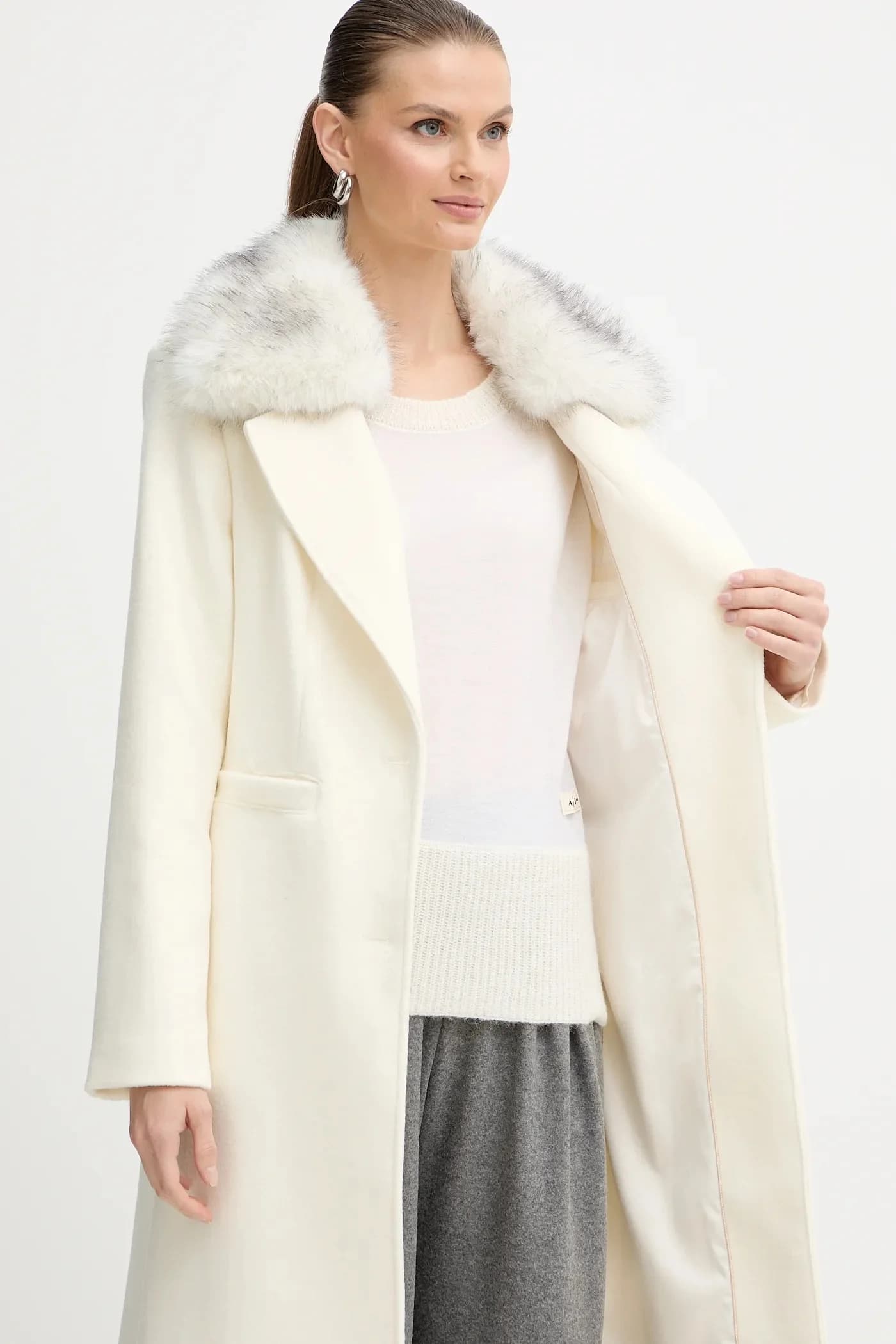 Пальто KAROLE с добавлением шерсти - фото 7