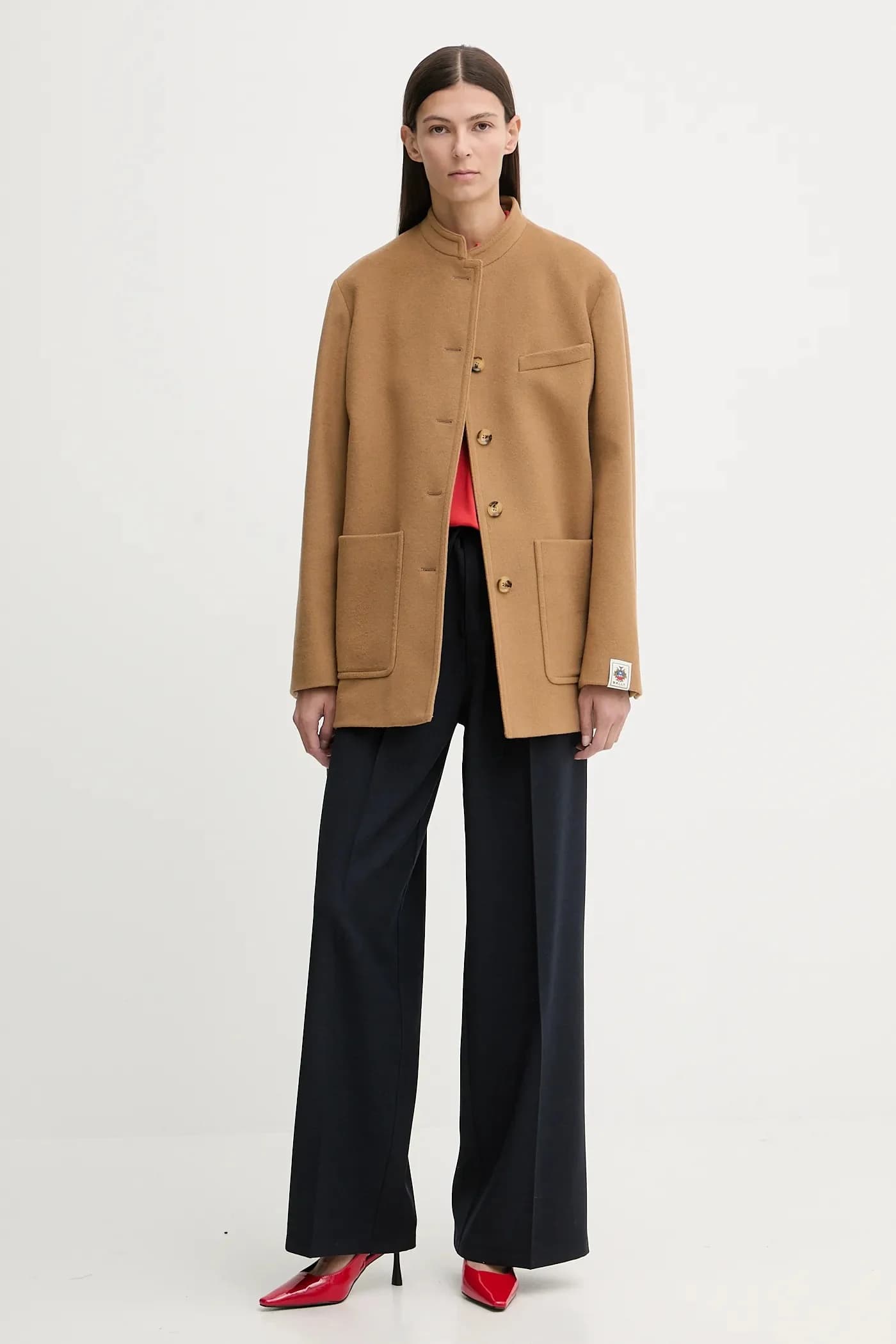 Пальто с добавлением шерсти - фото 2