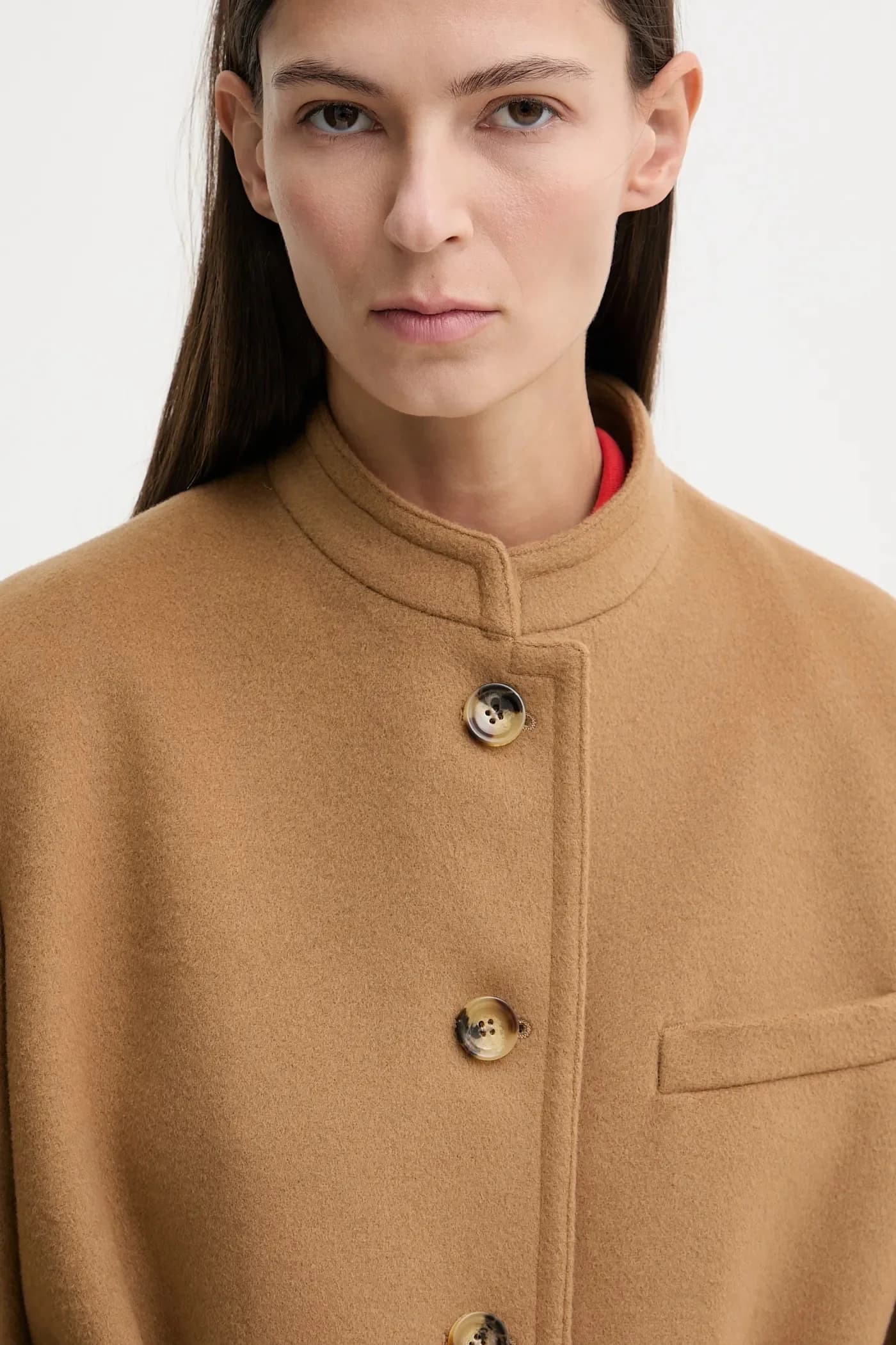 Пальто с добавлением шерсти - фото 4