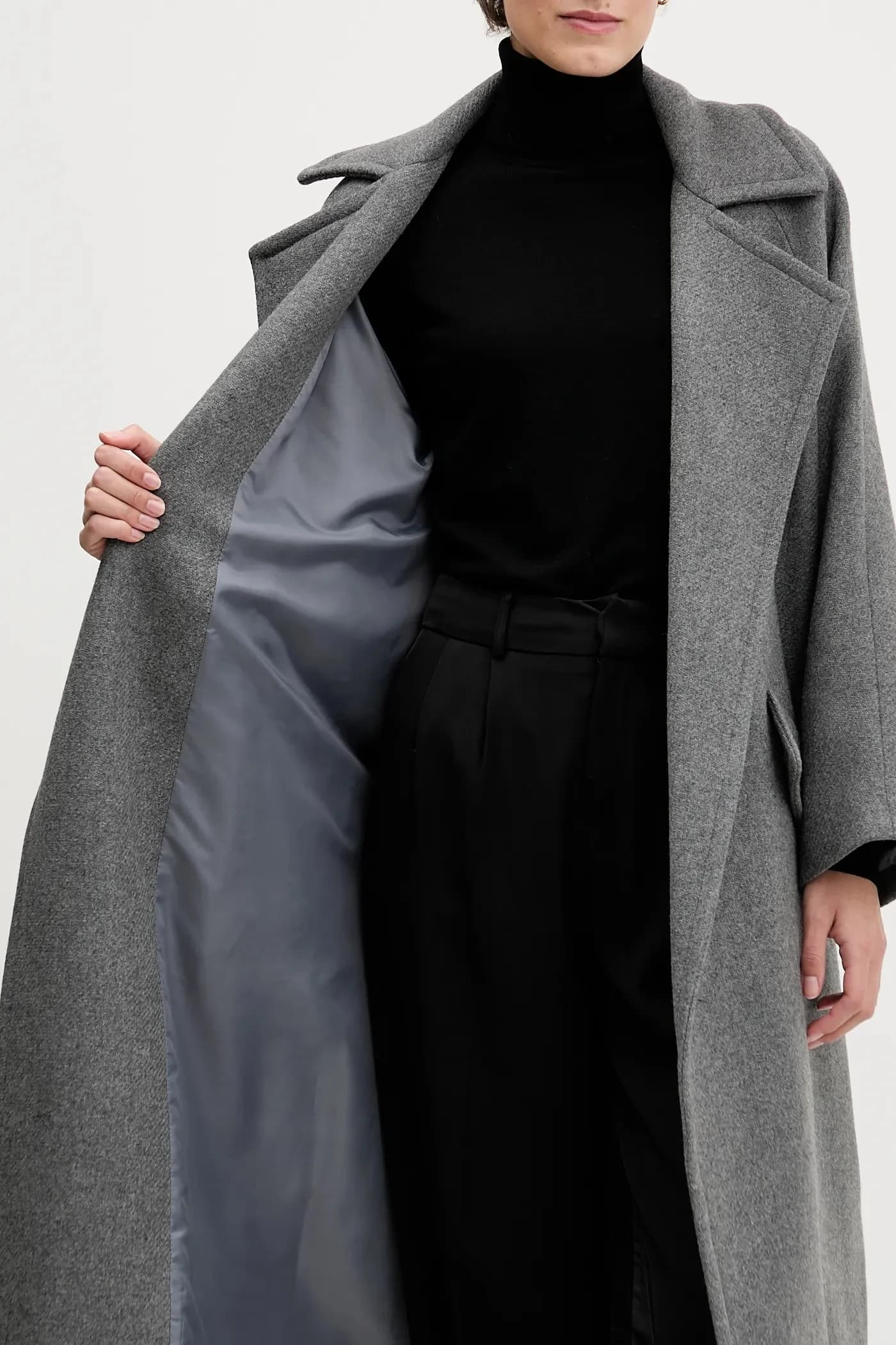 Пальто с добавлением шерсти - фото 6