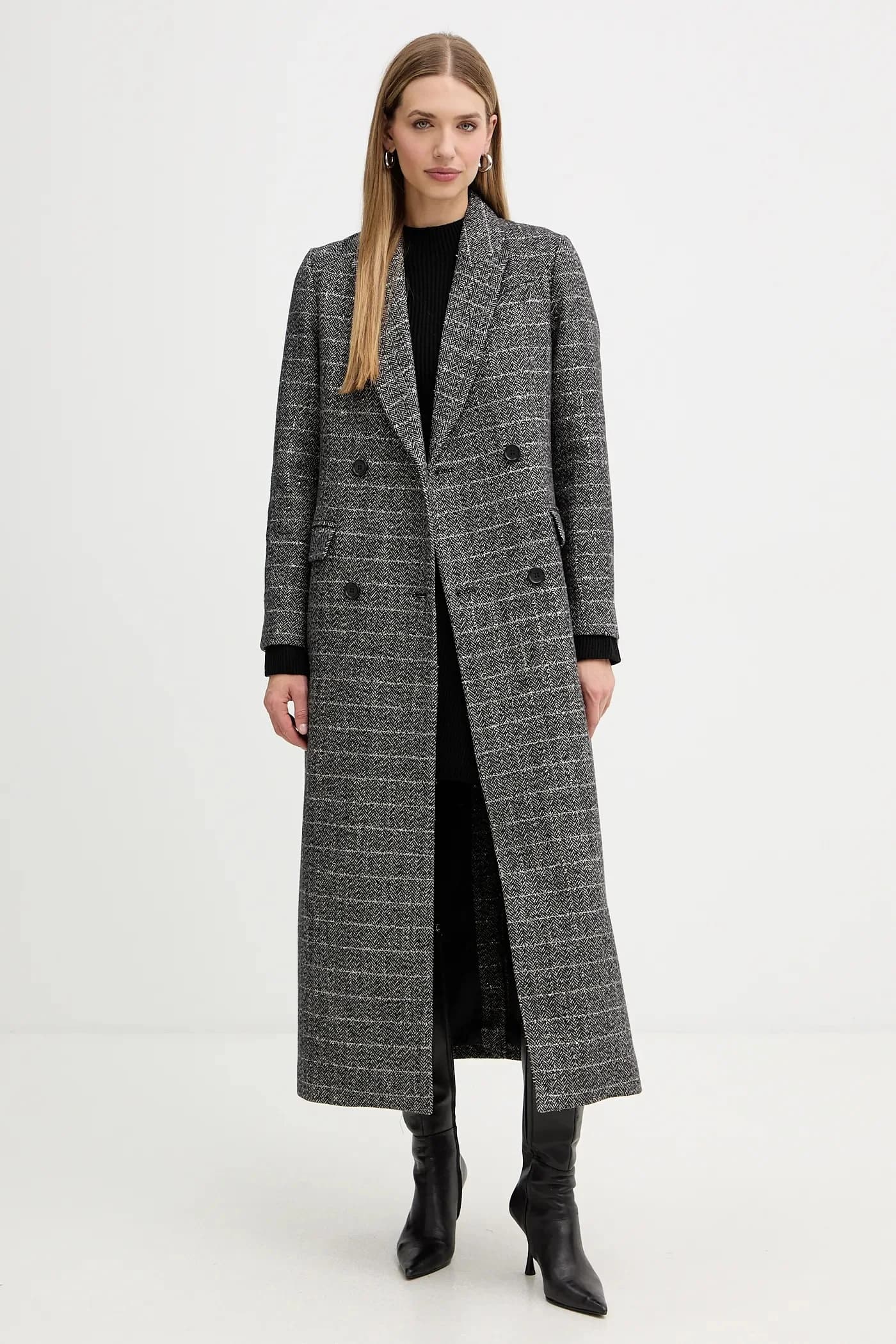 Пальто с добавлением шерсти - фото 2