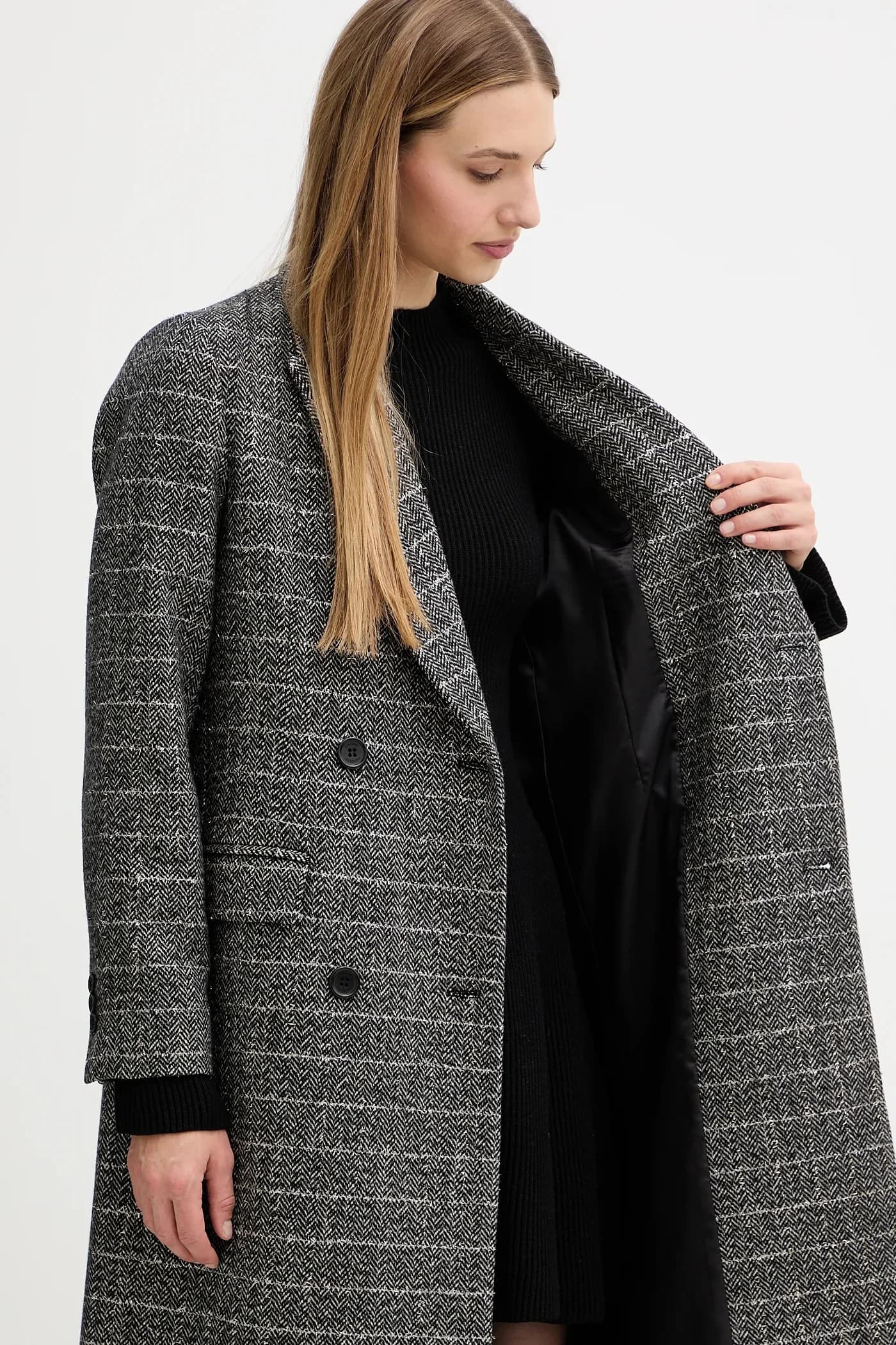 Пальто с добавлением шерсти - фото 6