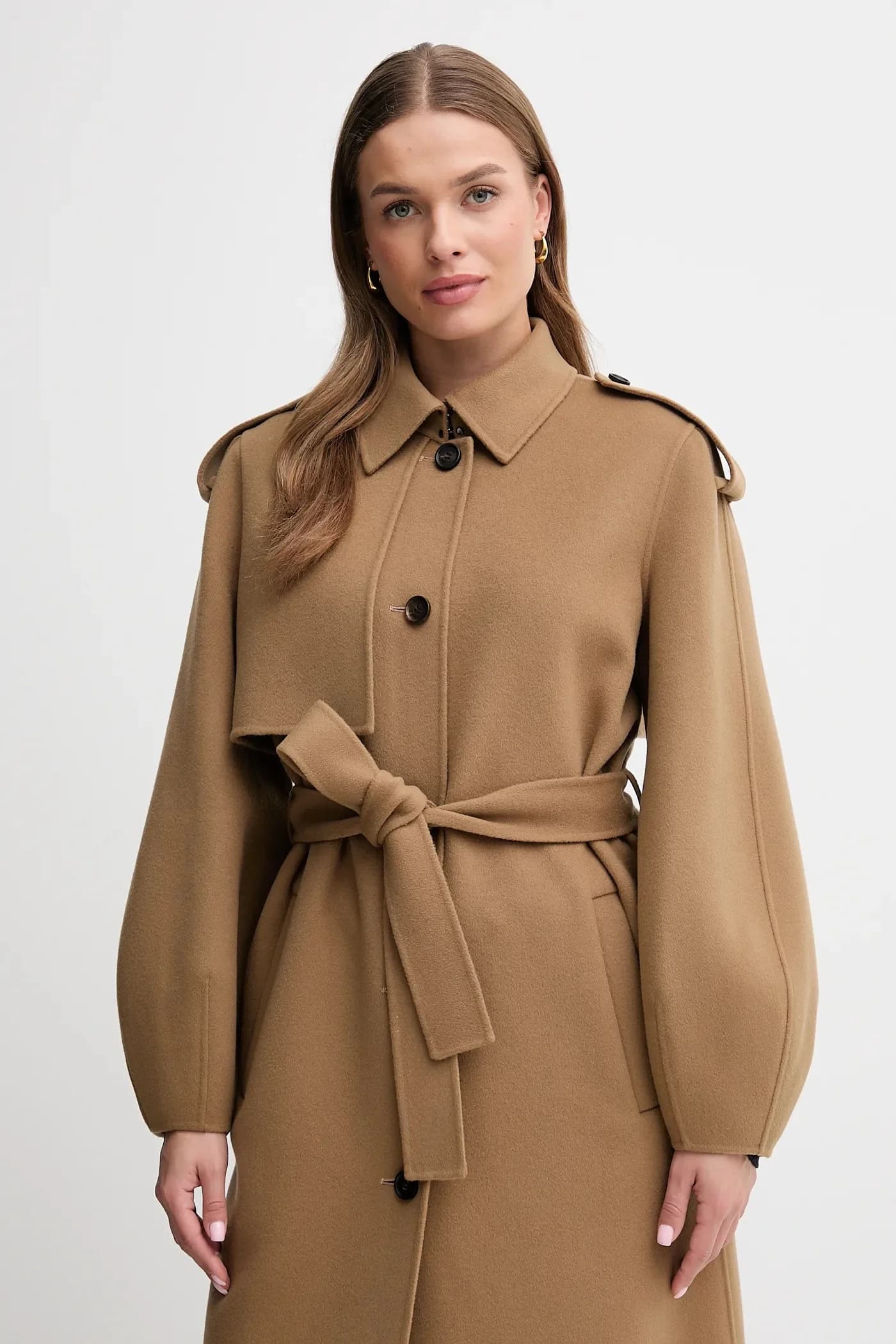 Шерстяное пальто - фото 4