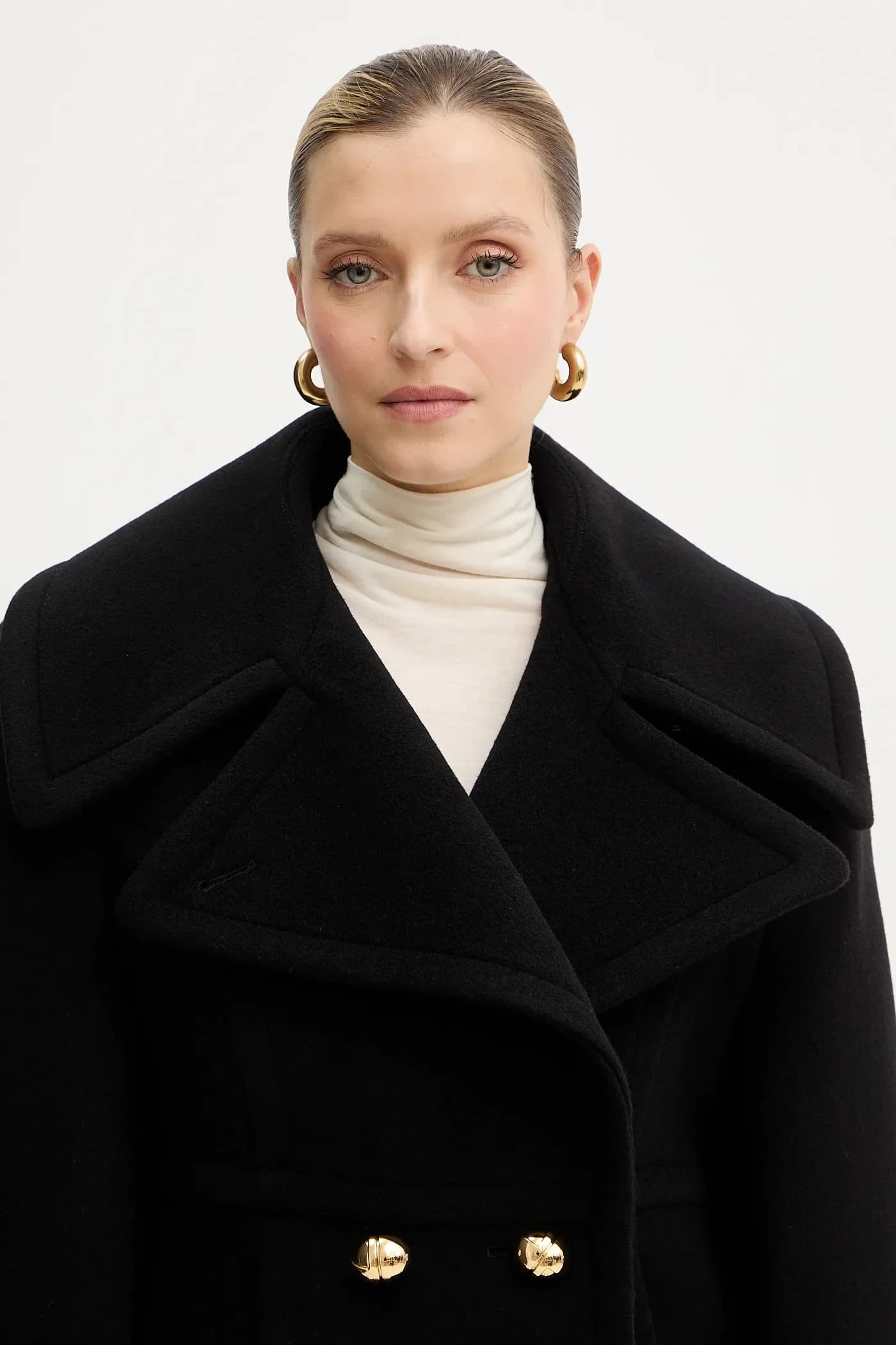 Пальто с добавлением шерсти - фото 4