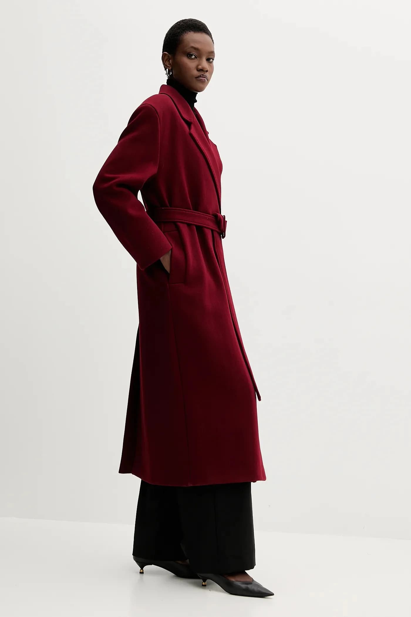 Шерстяное пальто - фото 4