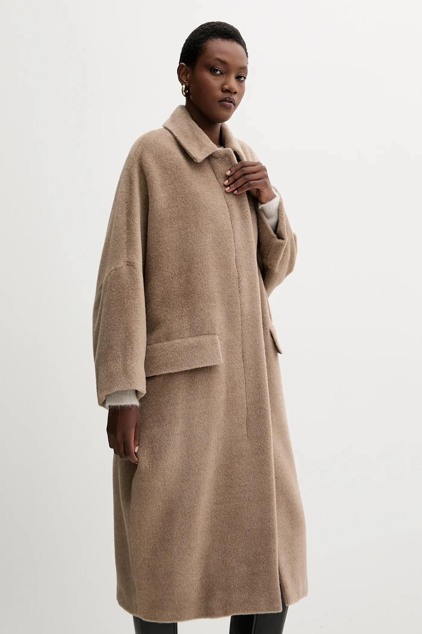 Шерстяное пальто - фото 4