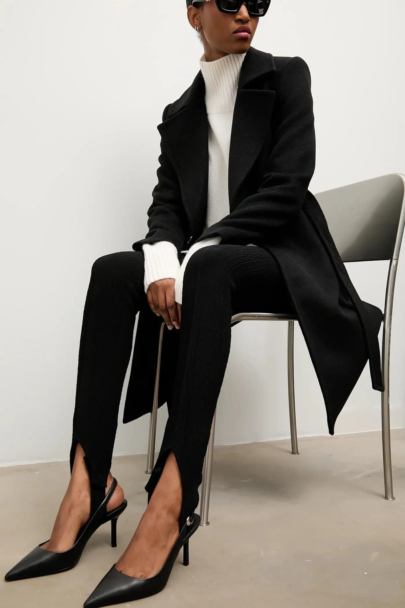 Шерстяное пальто Answear Lab - фото 8