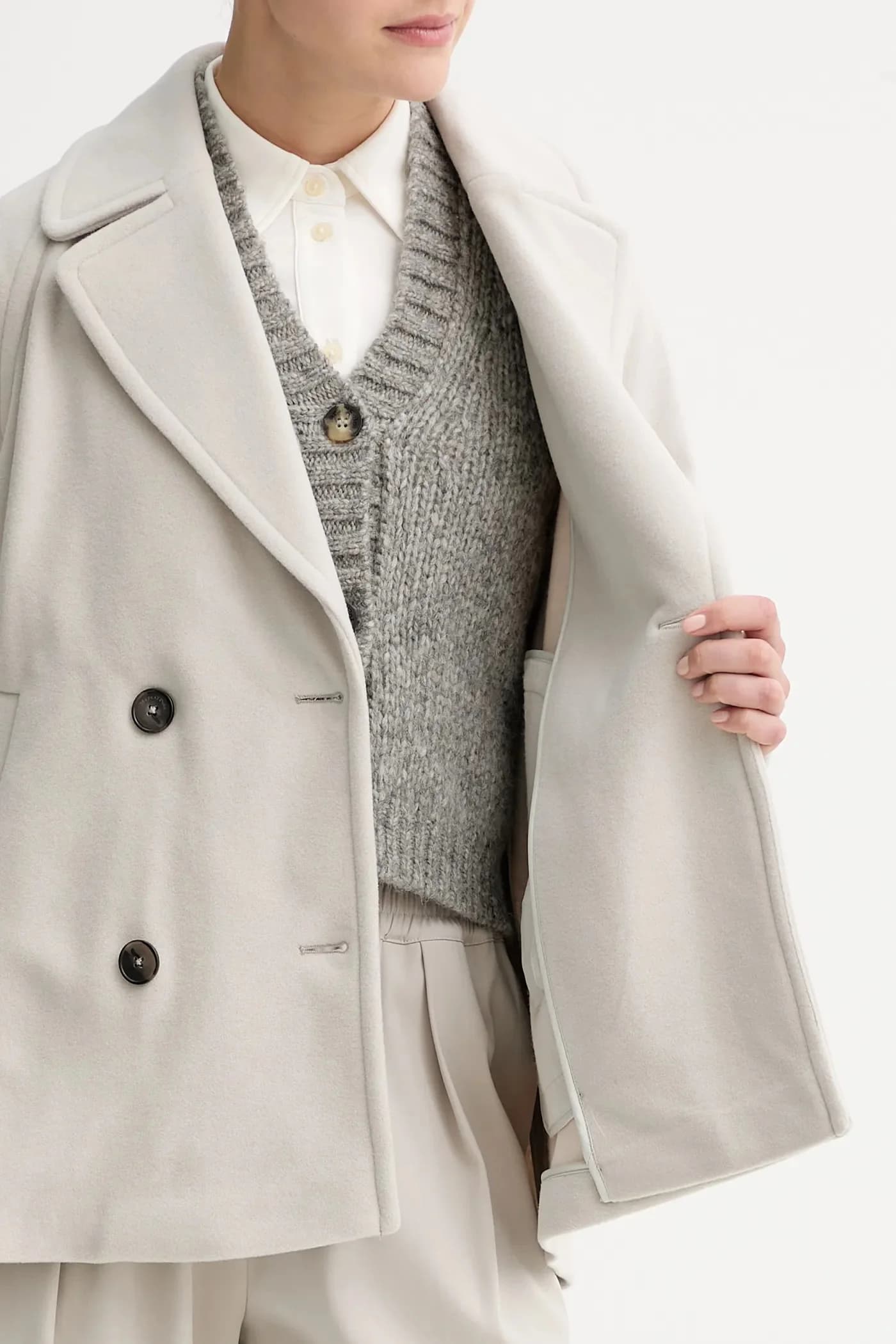 Шерстяное пальто - фото 7