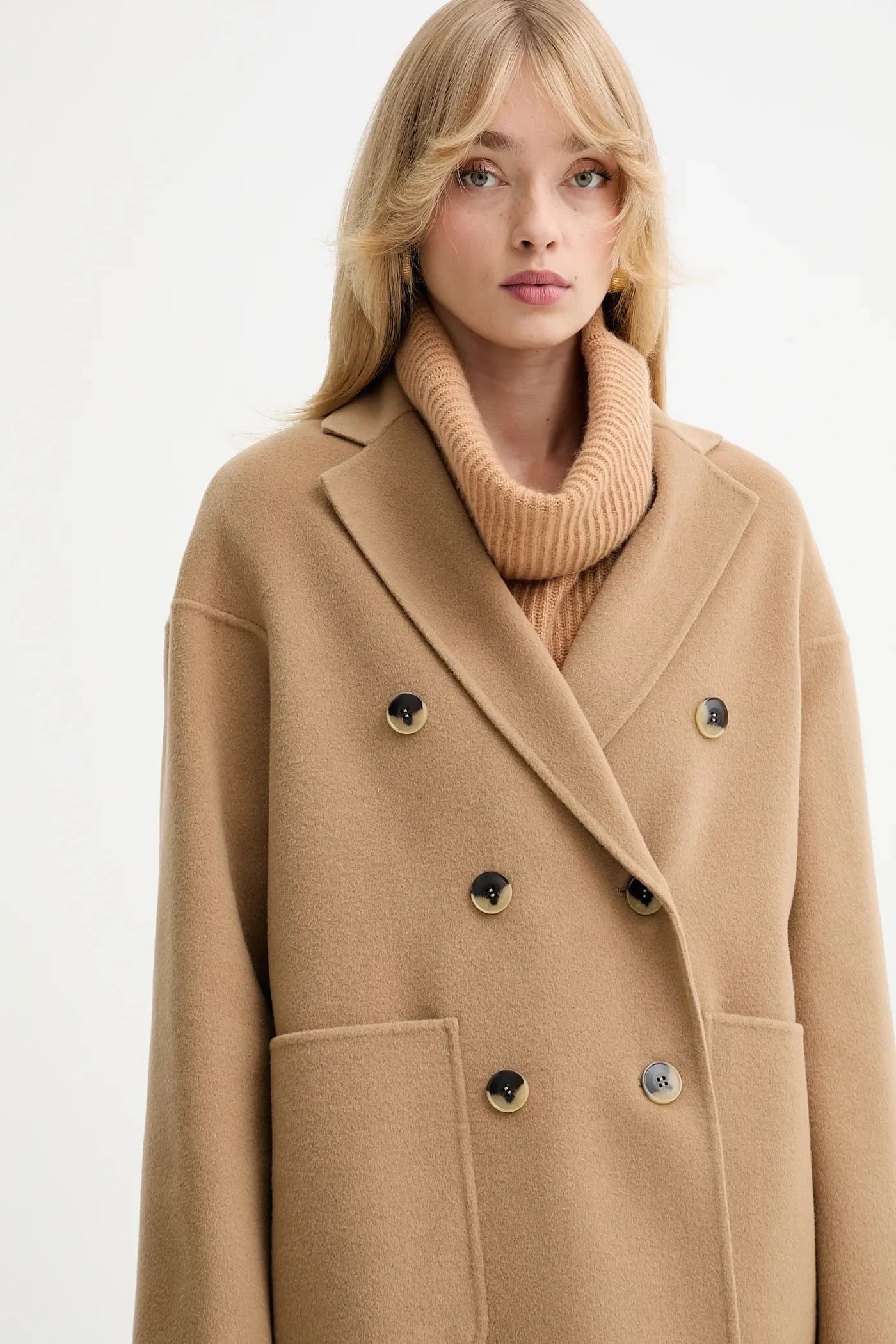 Шерстяное пальто - фото 4