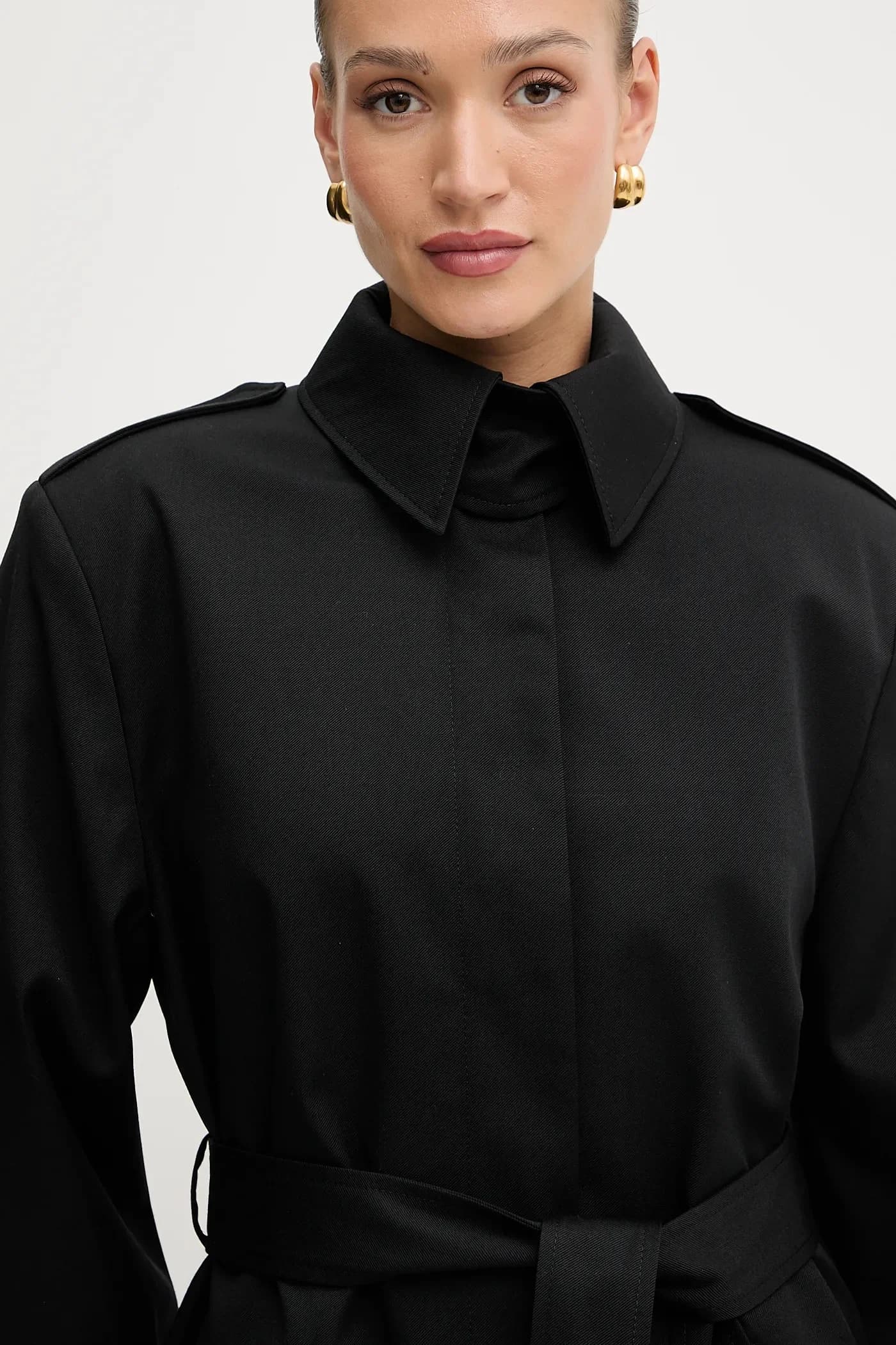 Шерстяной тренч Ciolet - фото 4