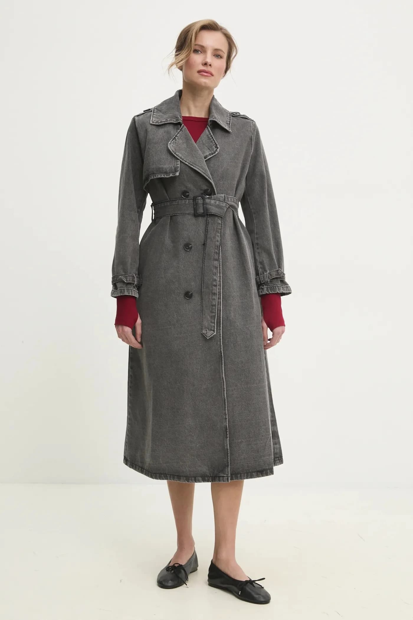 Джинсовое пальто