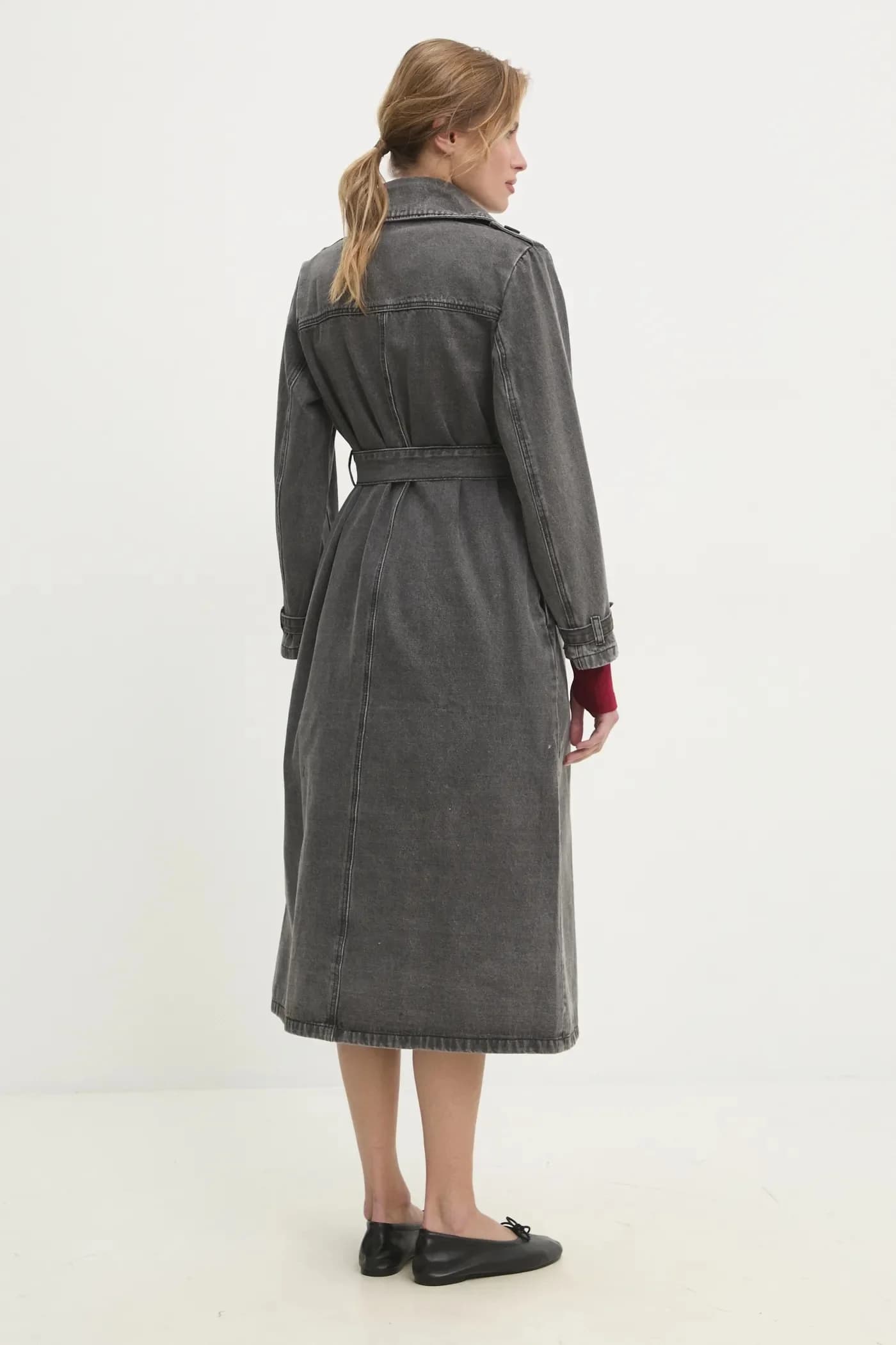 Джинсовое пальто - фото 3