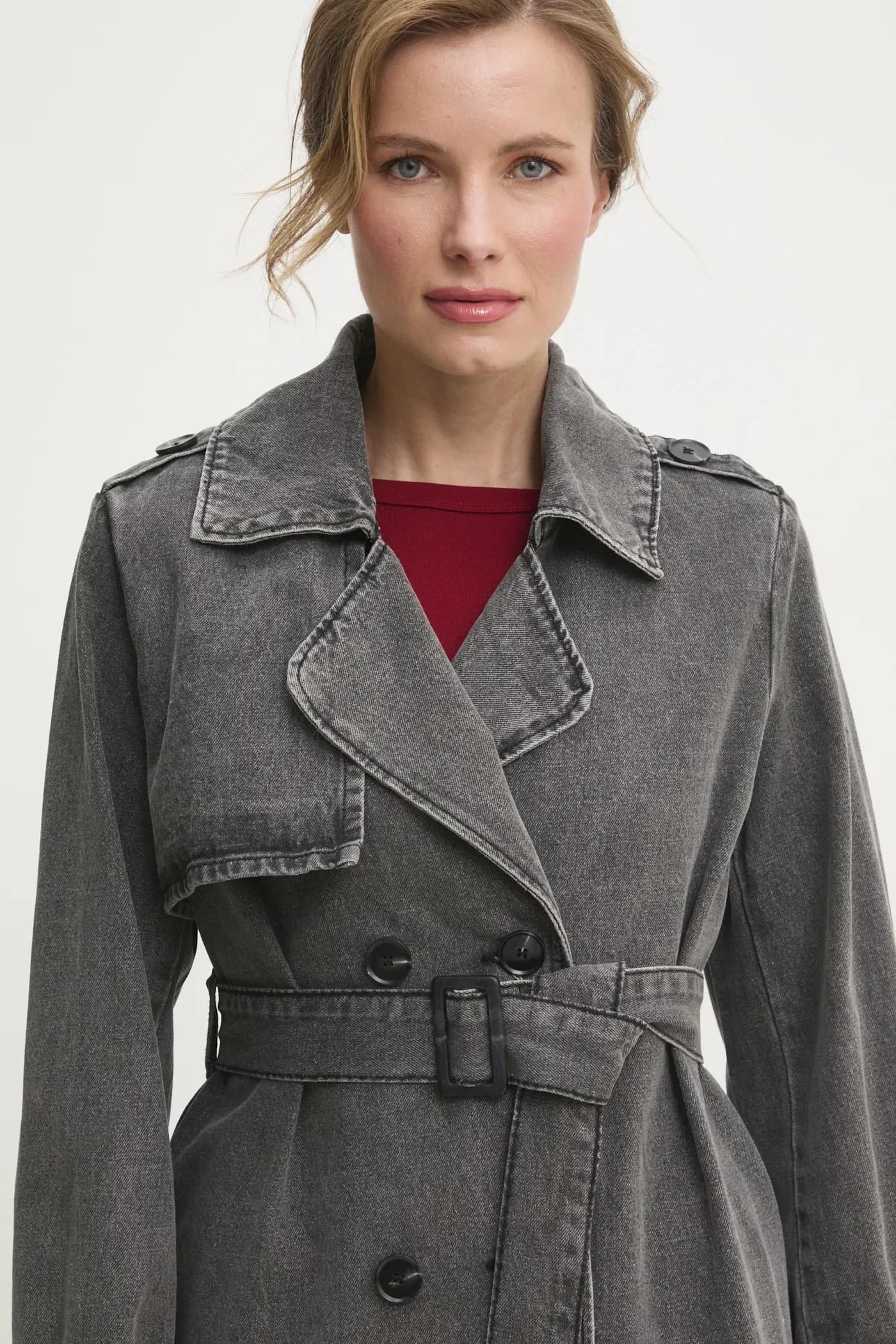 Джинсовое пальто - фото 4