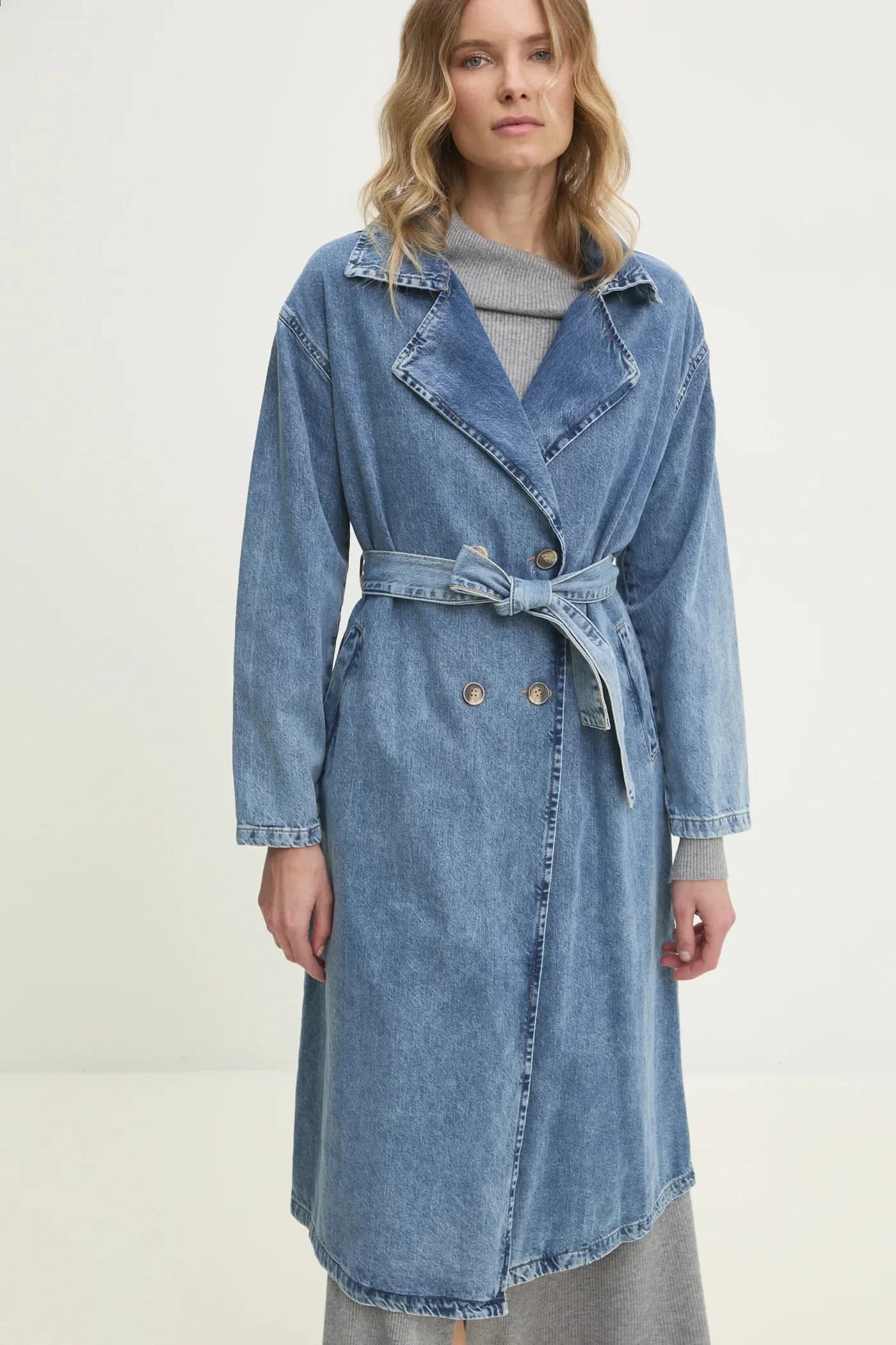 Джинсовое пальто