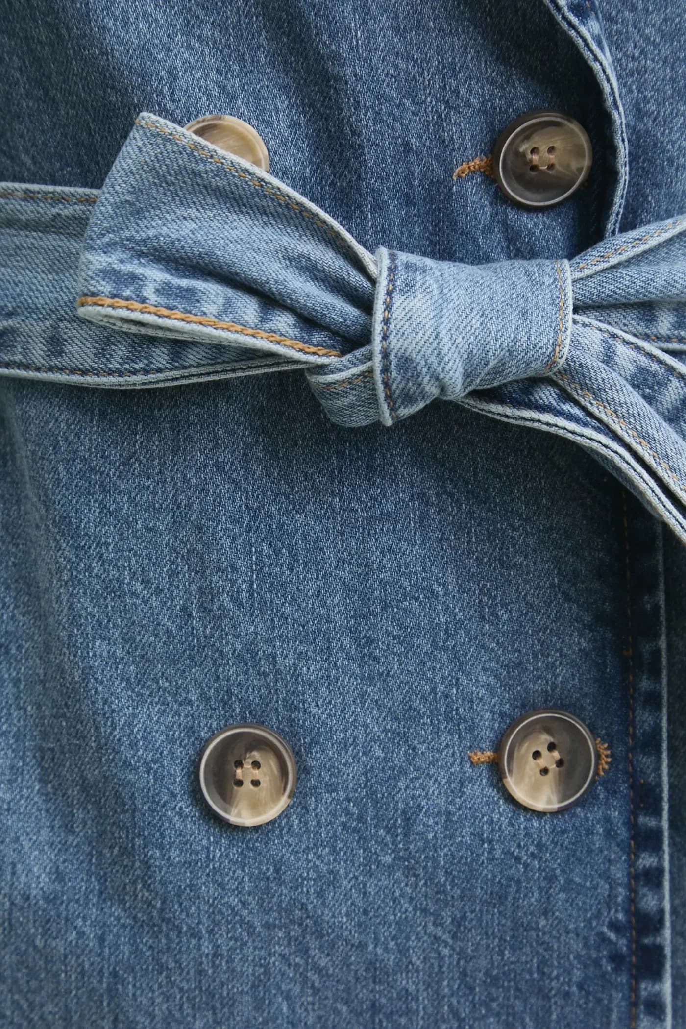 Джинсовое пальто - фото 5