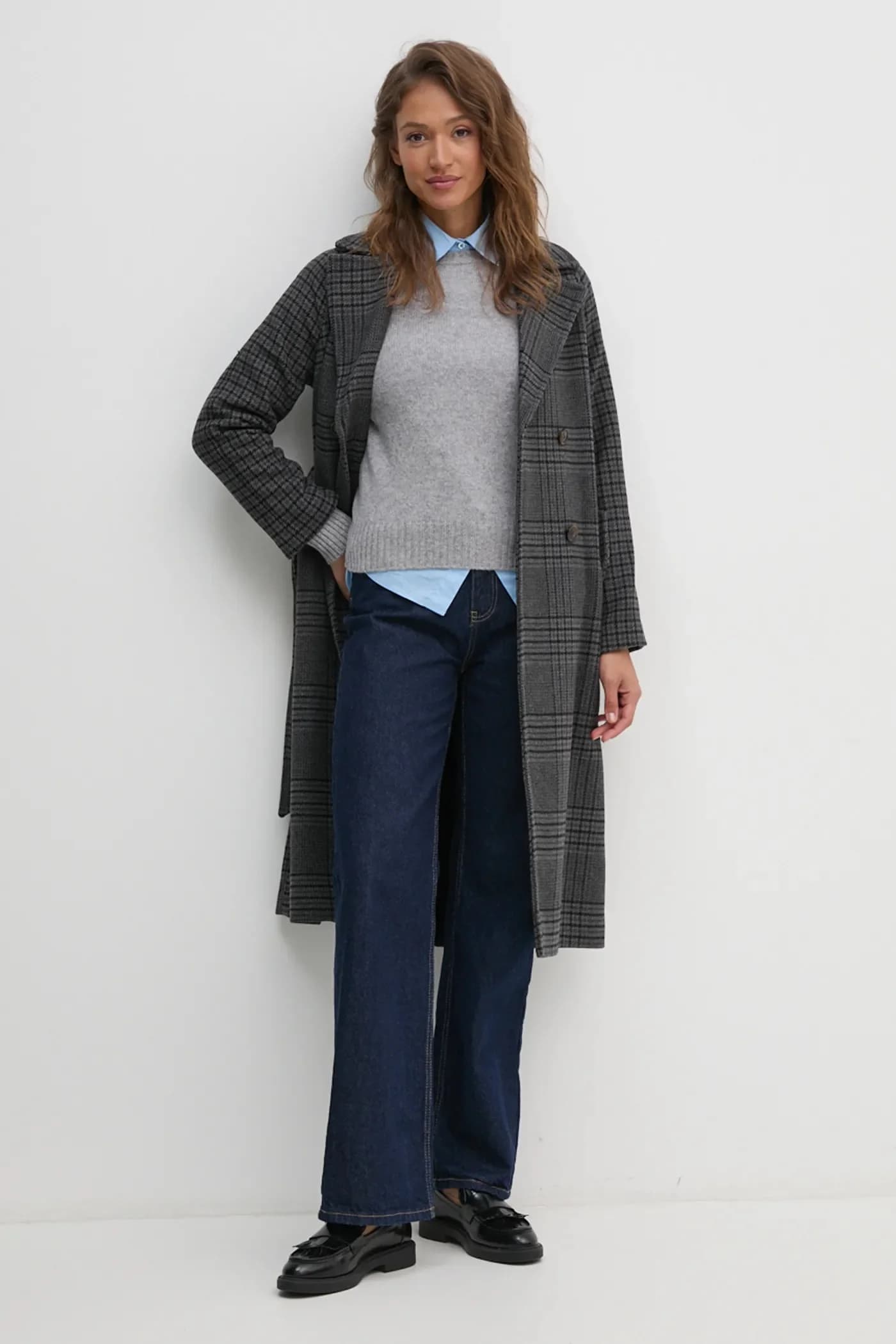 Пальто из смесовой шерсти - фото 4