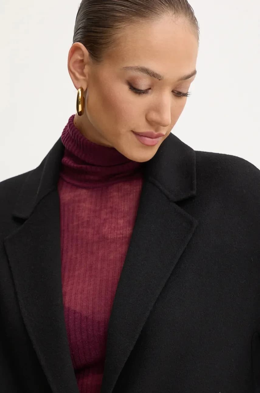 Шерстяное пальто - фото 4