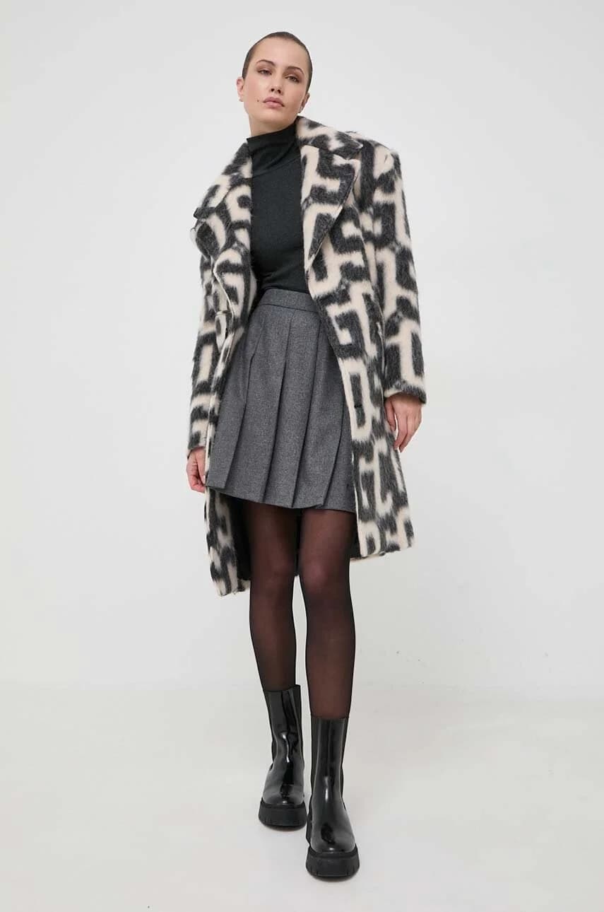 Пальто из смесовой шерсти - фото 2