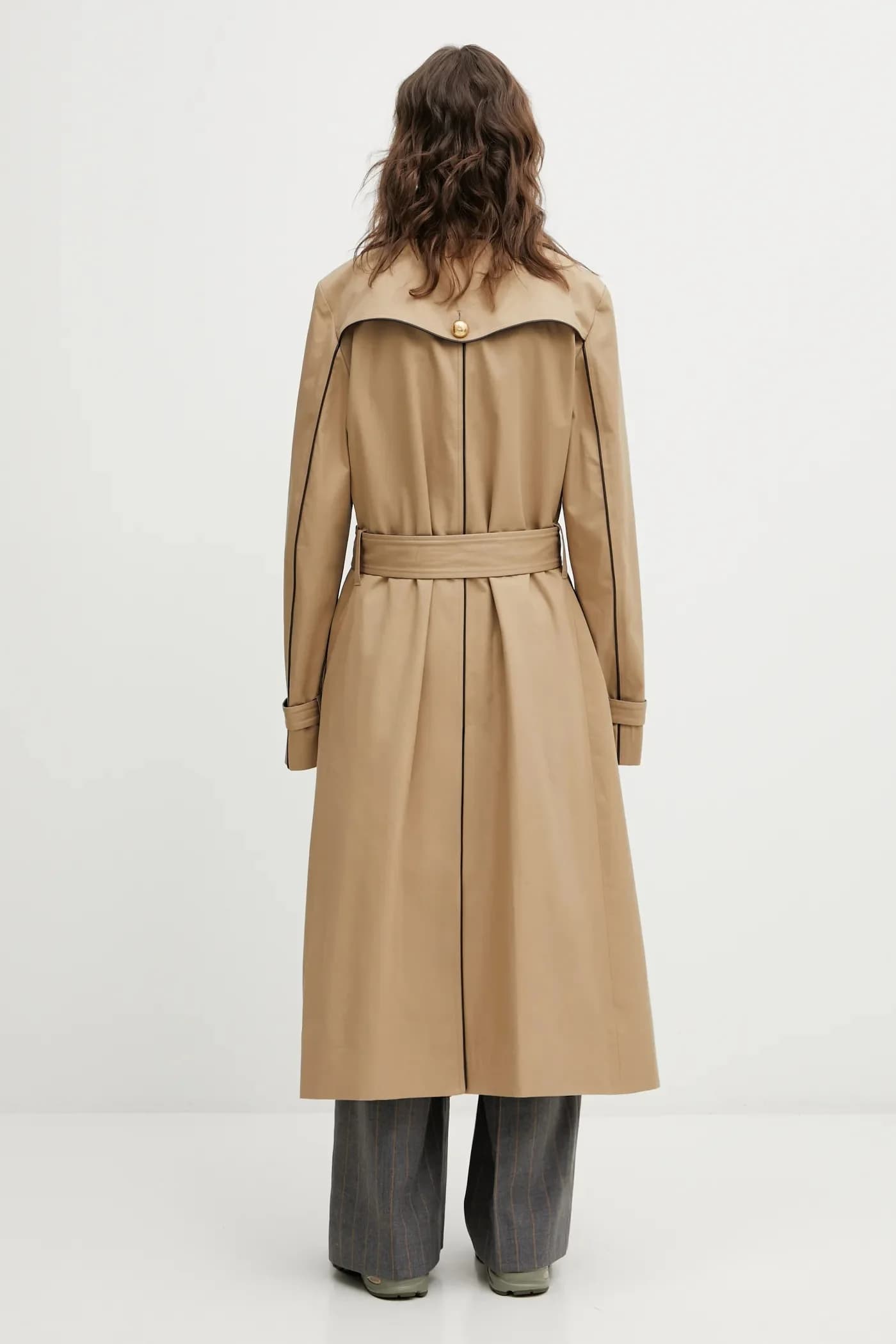 Хлопковое пальто Gates Crombie Coat - фото 3