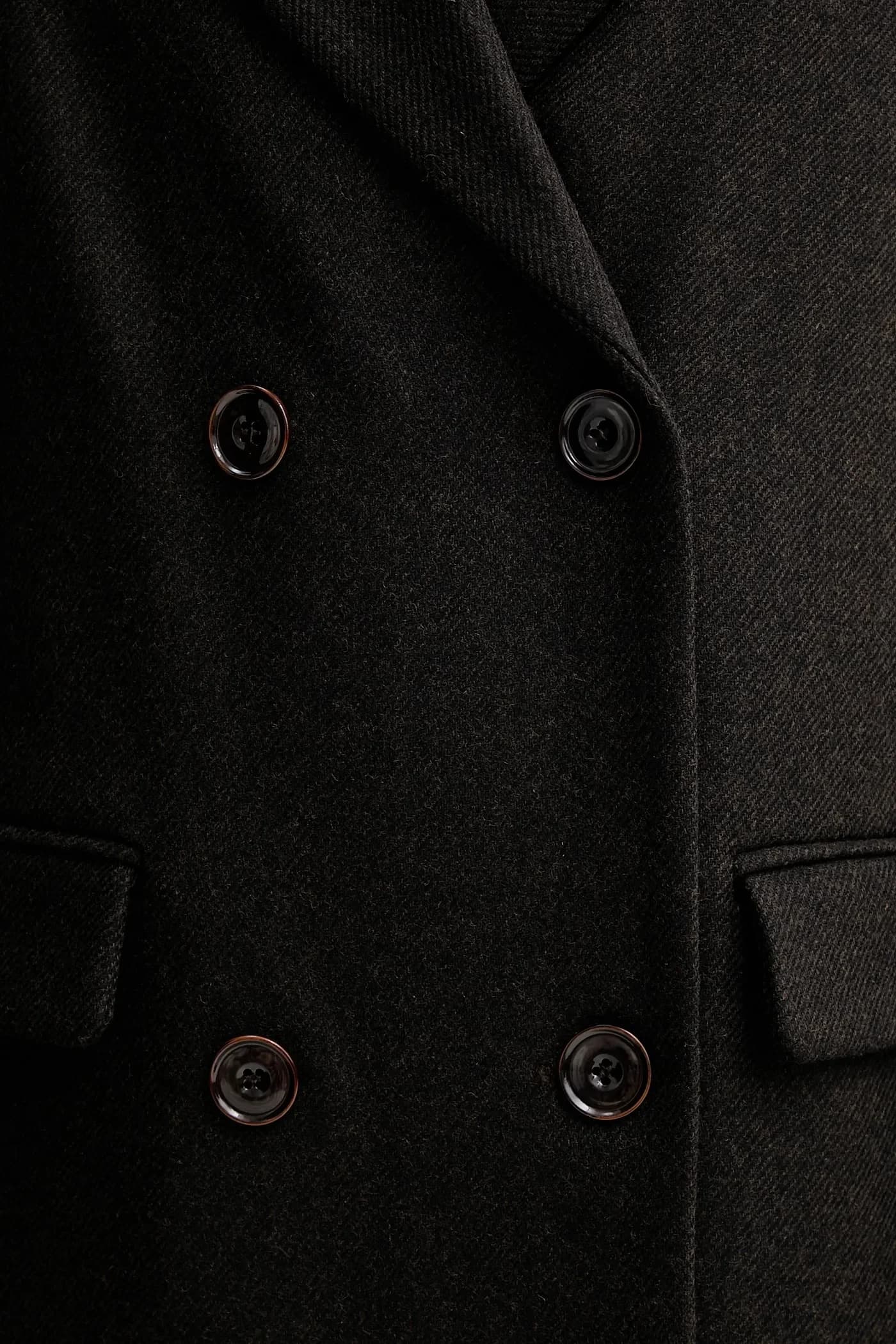 Пальто с добавлением шерсти - фото 5