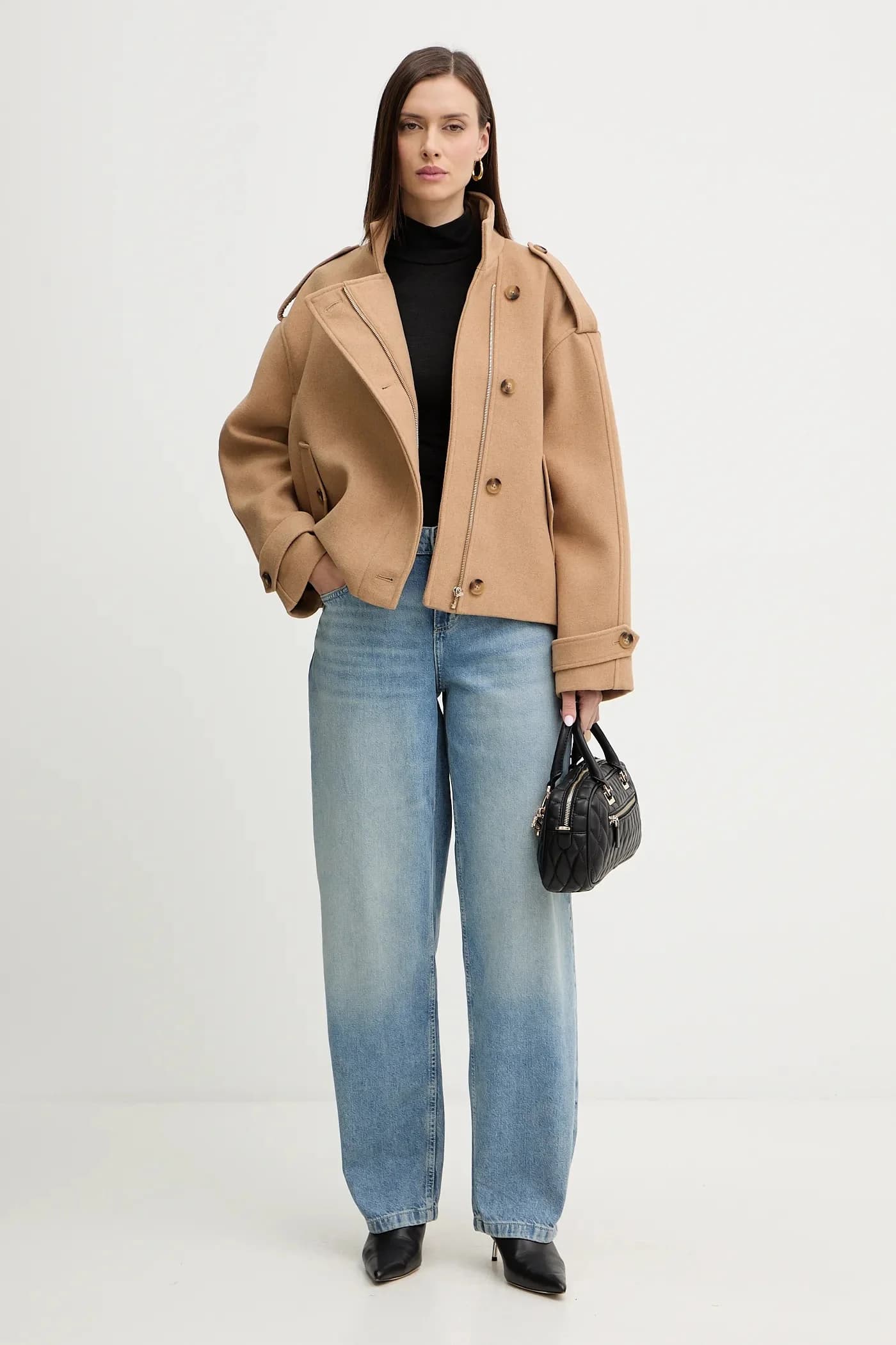 Пальто с добавлением шерсти - фото 2