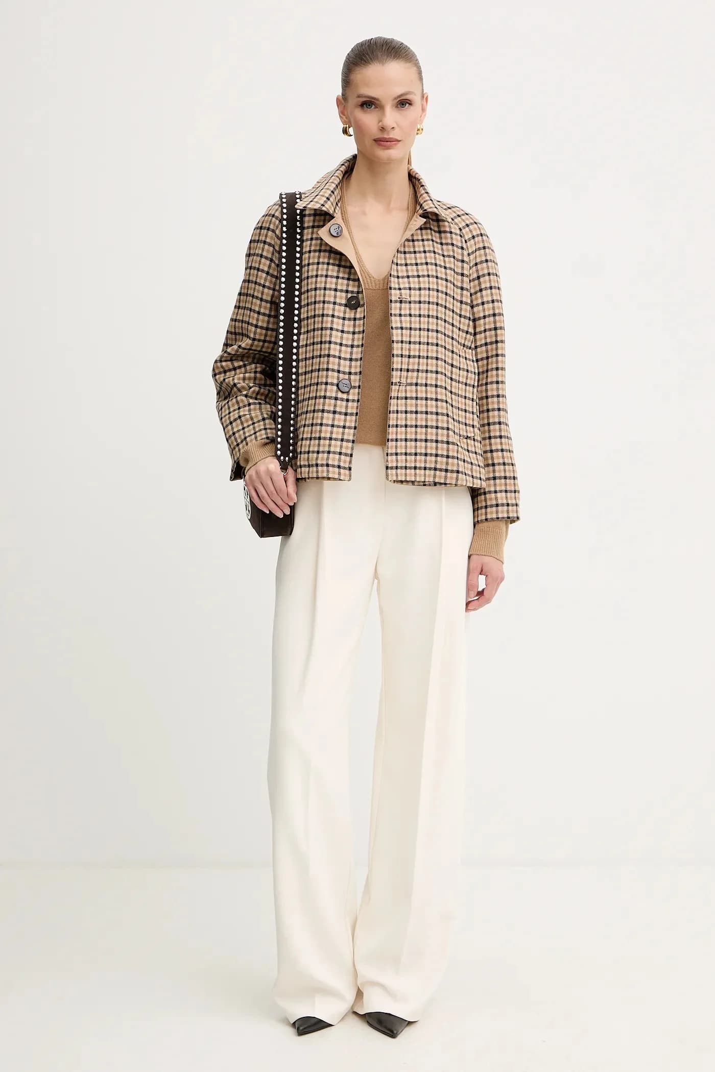 Двустороннее пальто из шерсти - фото 3