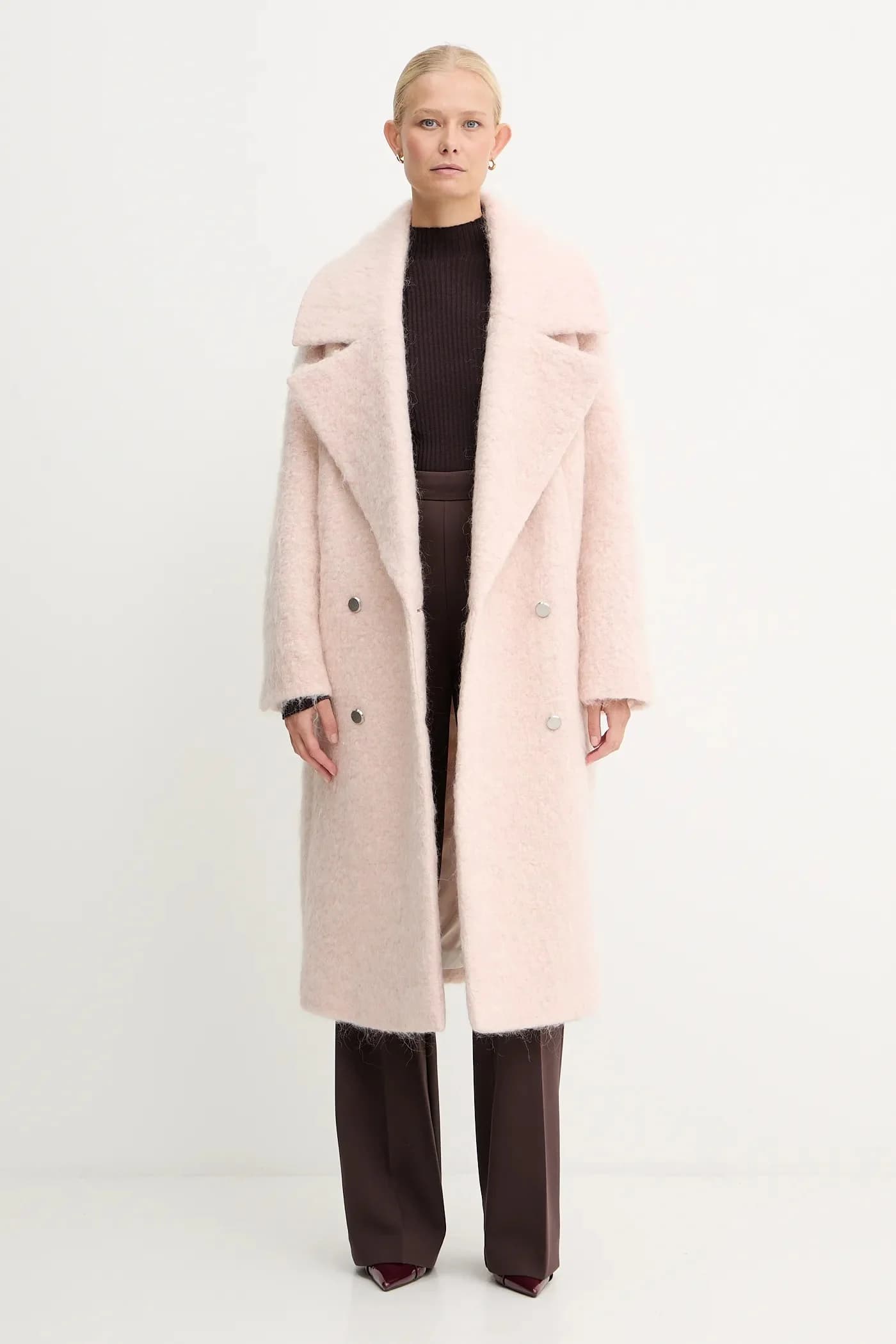 Пальто из шерсти Crestin - фото 2