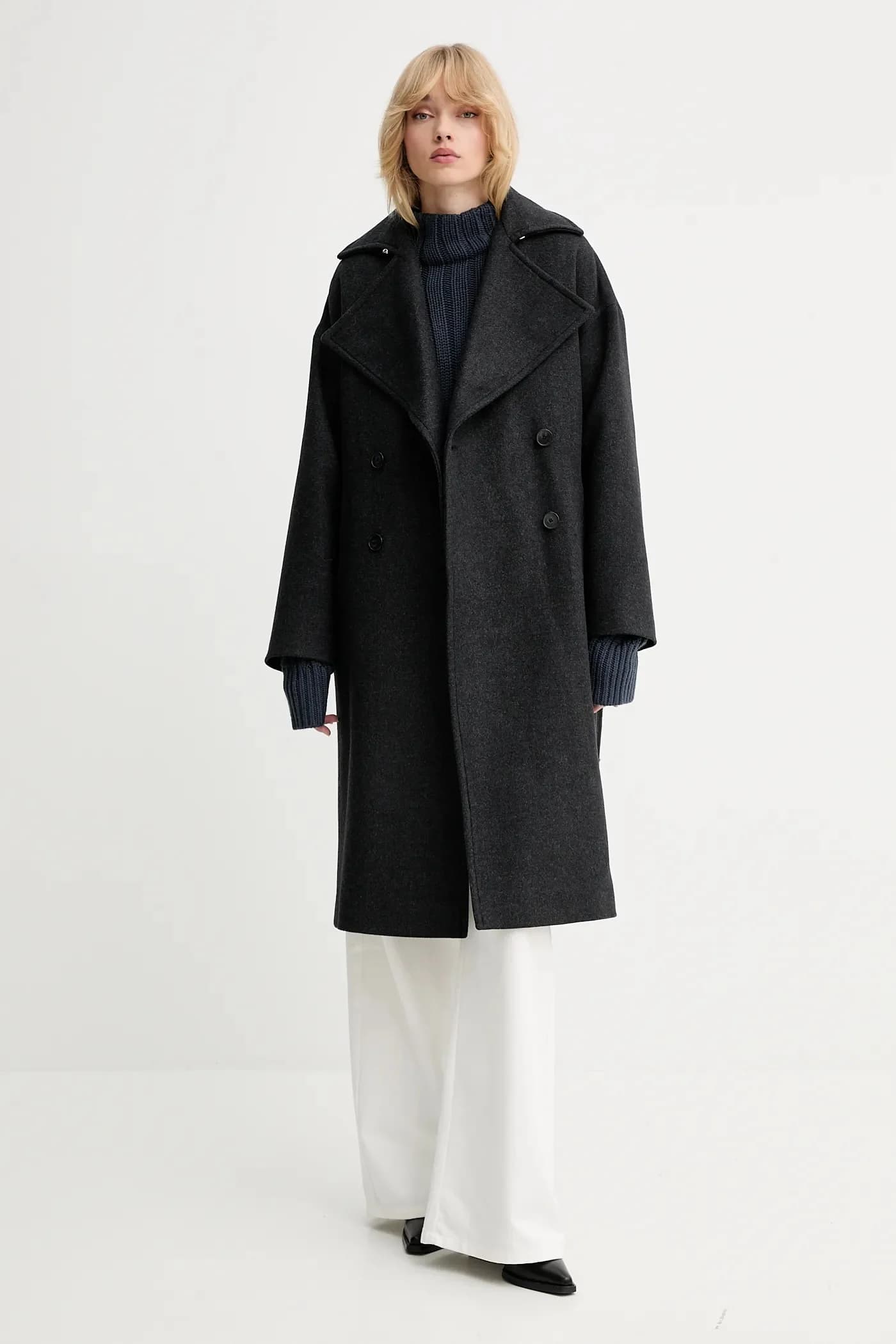 Шерстяное пальто - фото 3