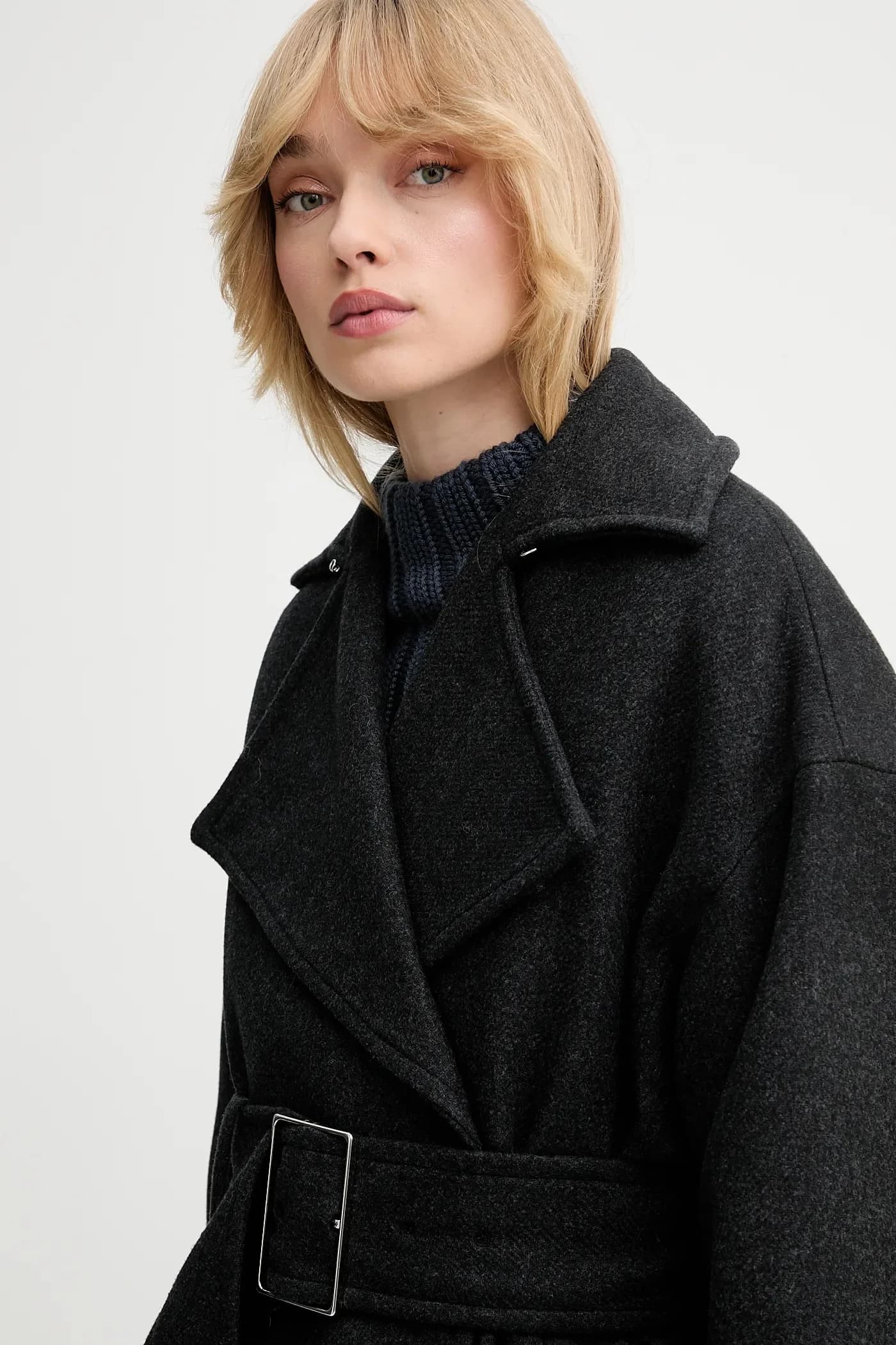 Шерстяное пальто - фото 4