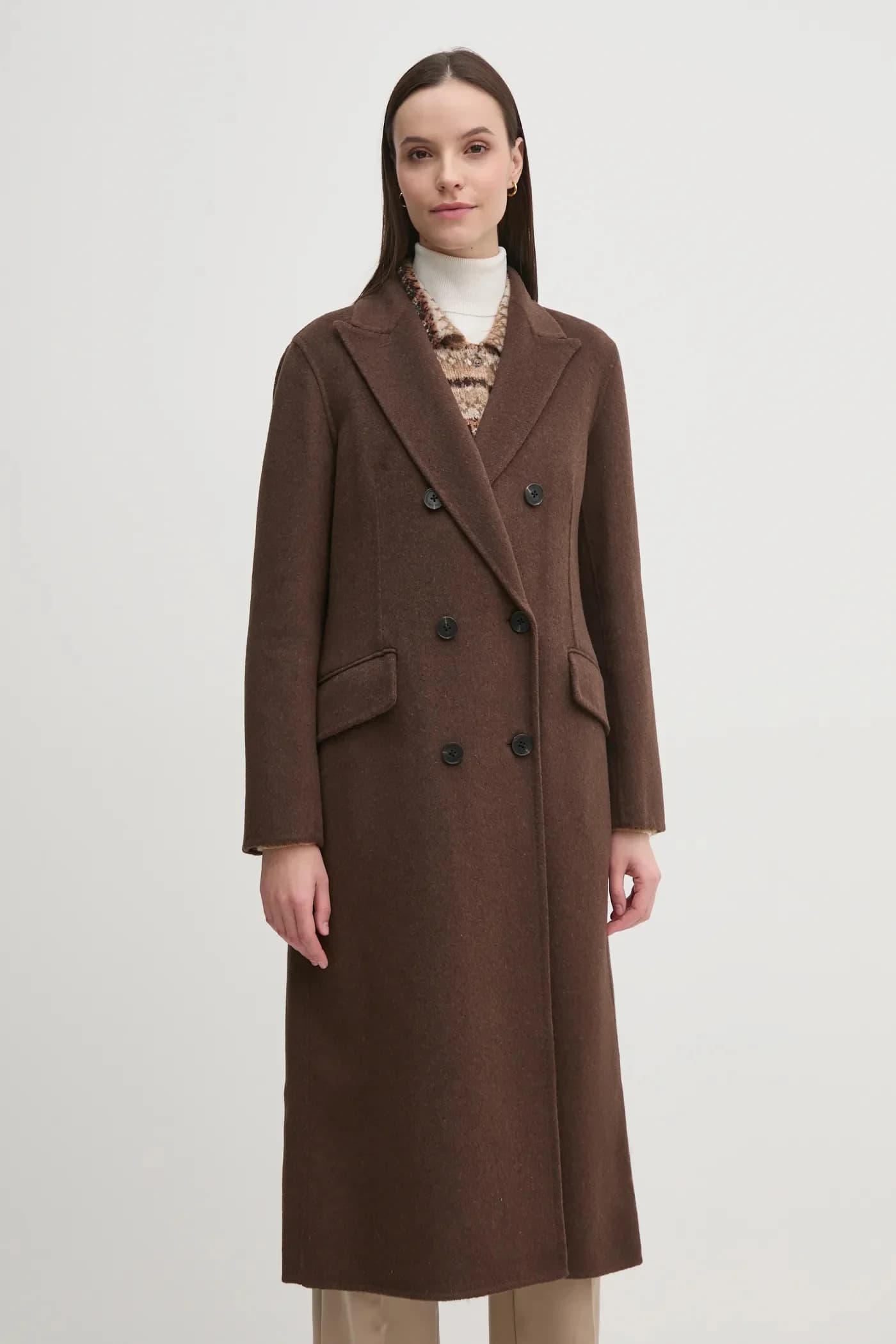 Пальто из смесовой шерсти