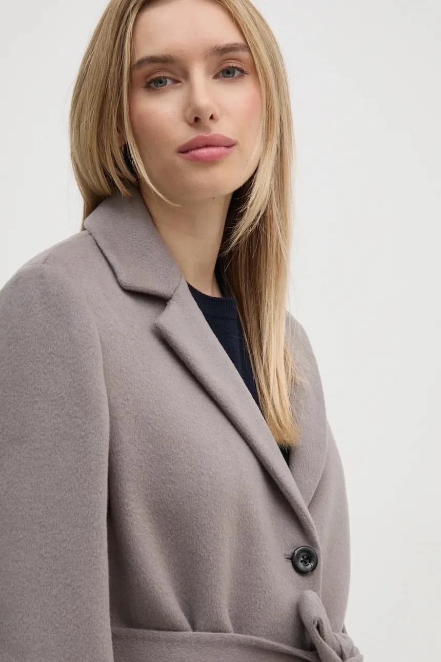 Шерстяное пальто - фото 4