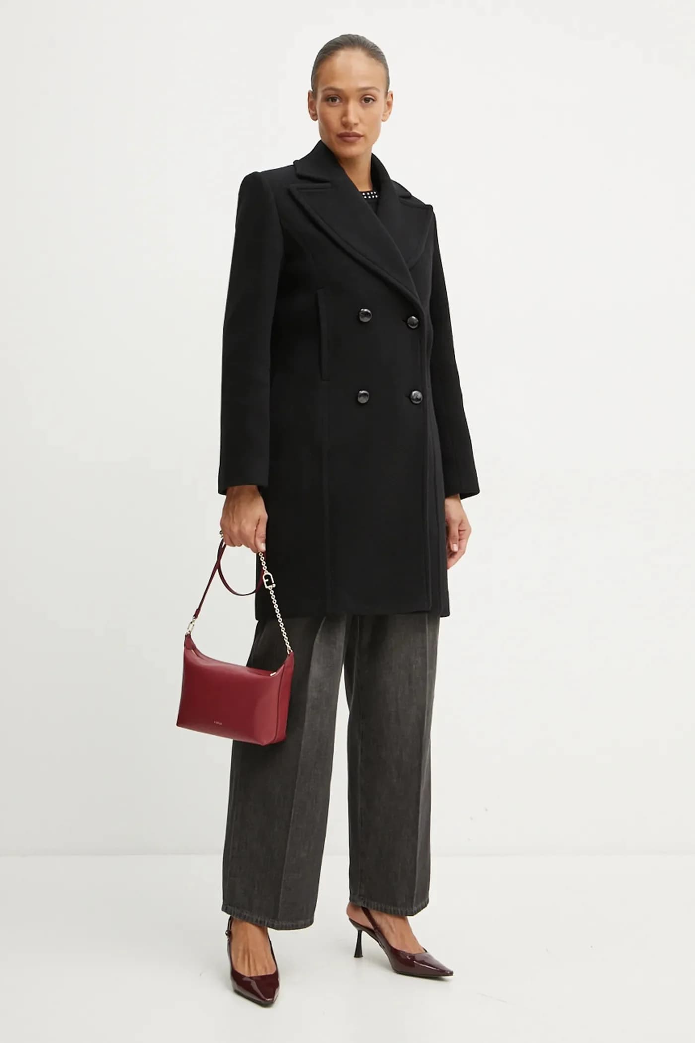 Шерстяное пальто