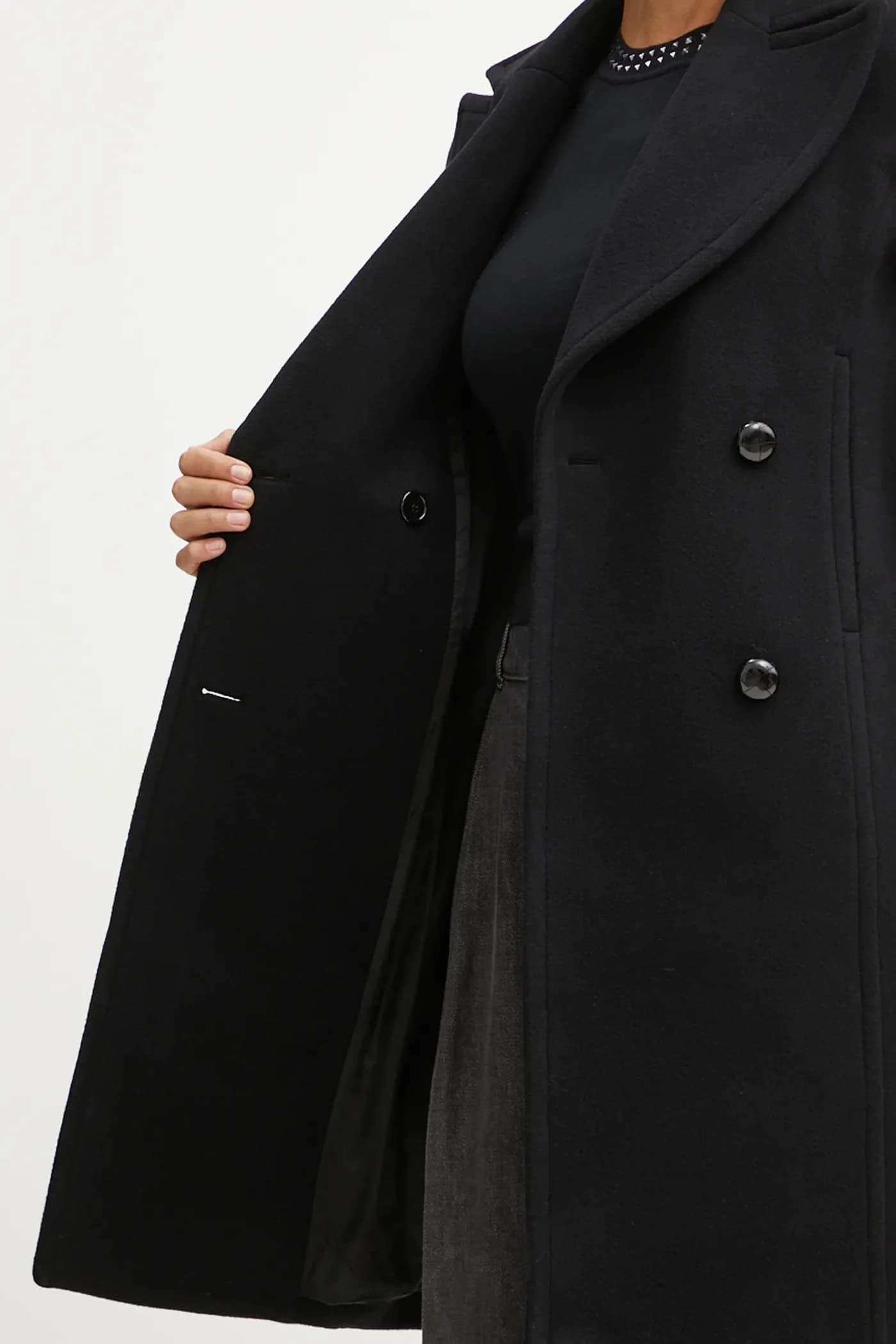 Шерстяное пальто - фото 6