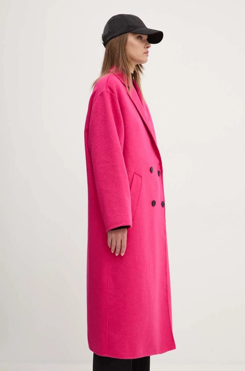Пальто из смесовой шерсти - фото 2
