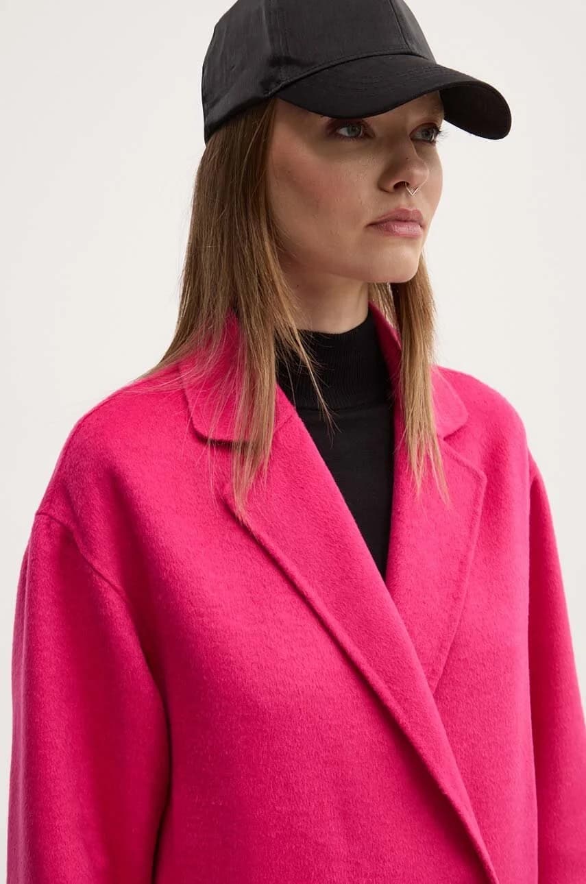 Пальто из смесовой шерсти - фото 4