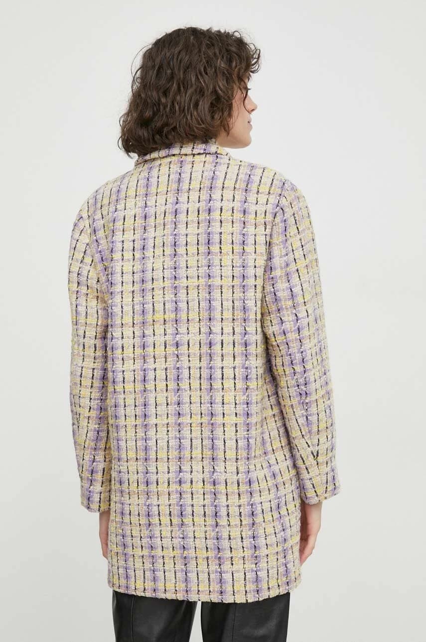 Пальто из смесовой шерсти - фото 3