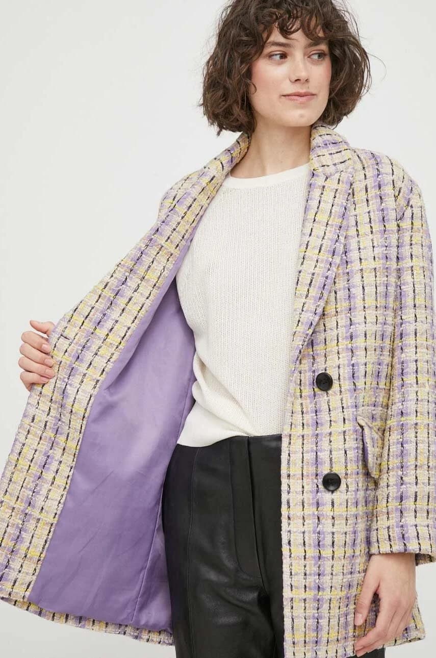 Пальто из смесовой шерсти - фото 6