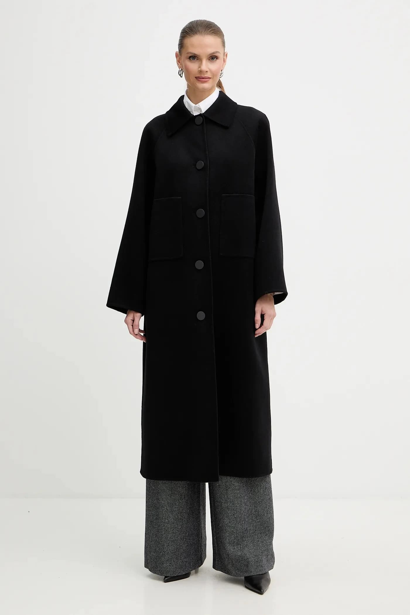 Пальто с добавлением шерсти